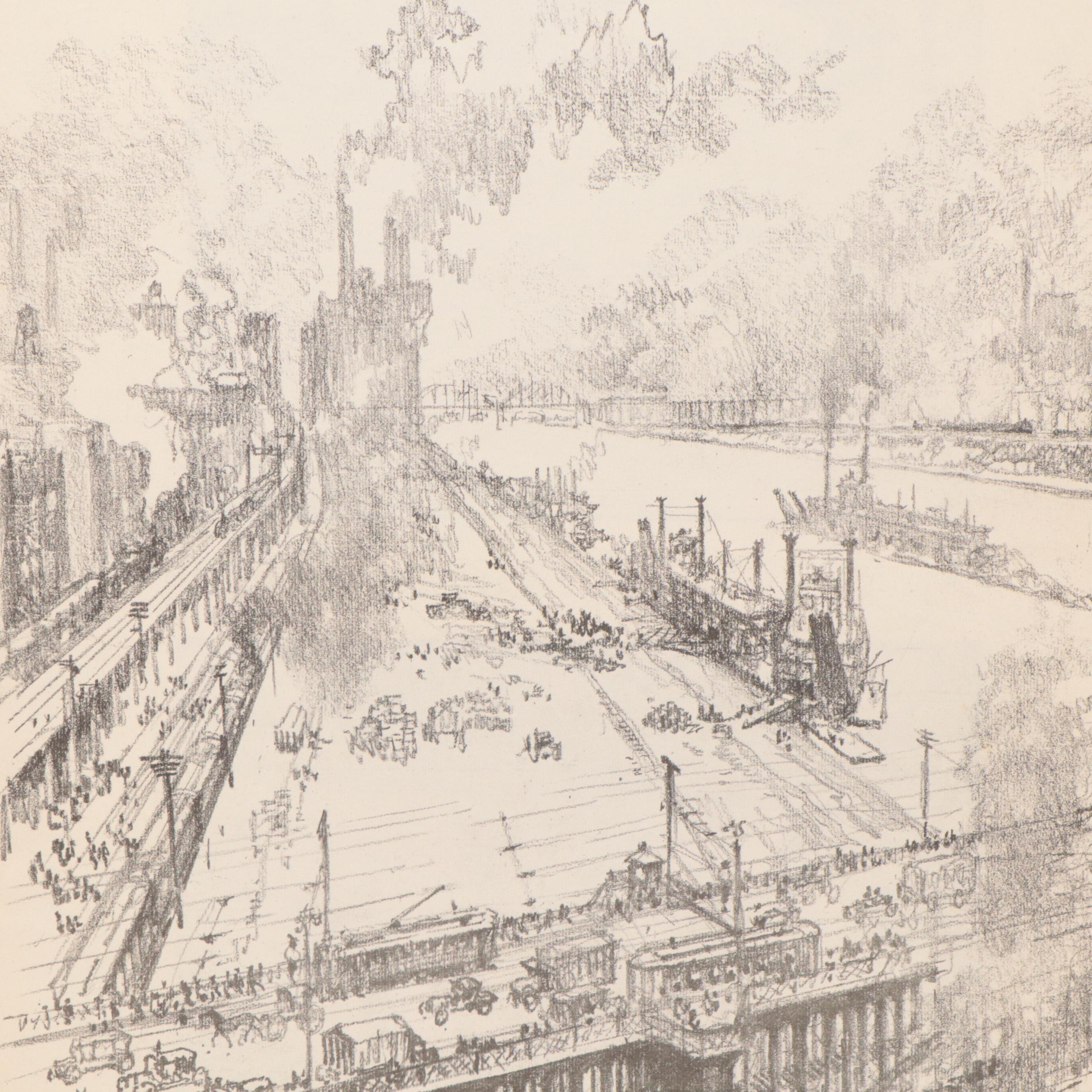 Joseph Pennell "Six Lithographs" Portfolio and More