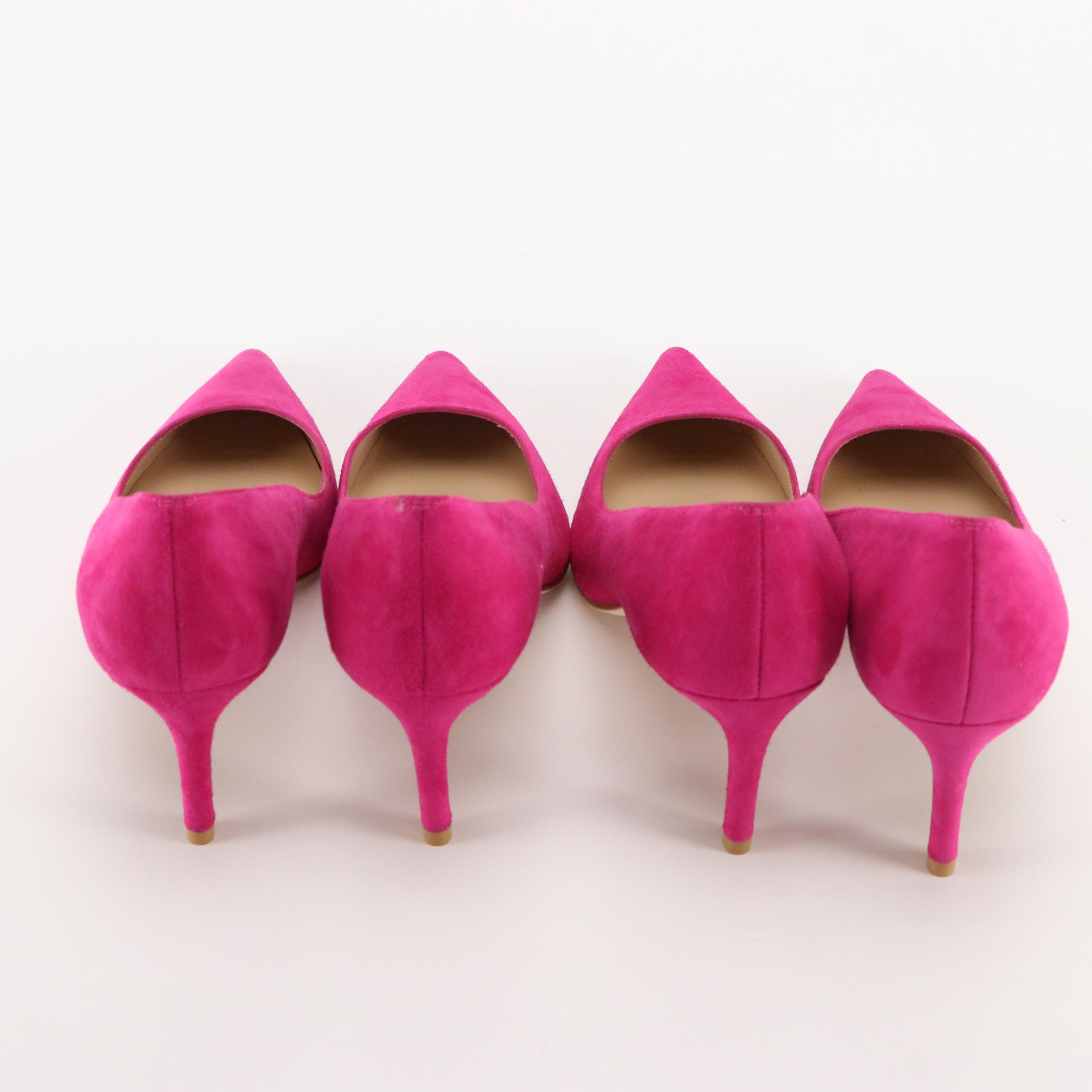 Stuart Weitzman Wedges, High-Heeled Sandals and Suede Heels in Boxes