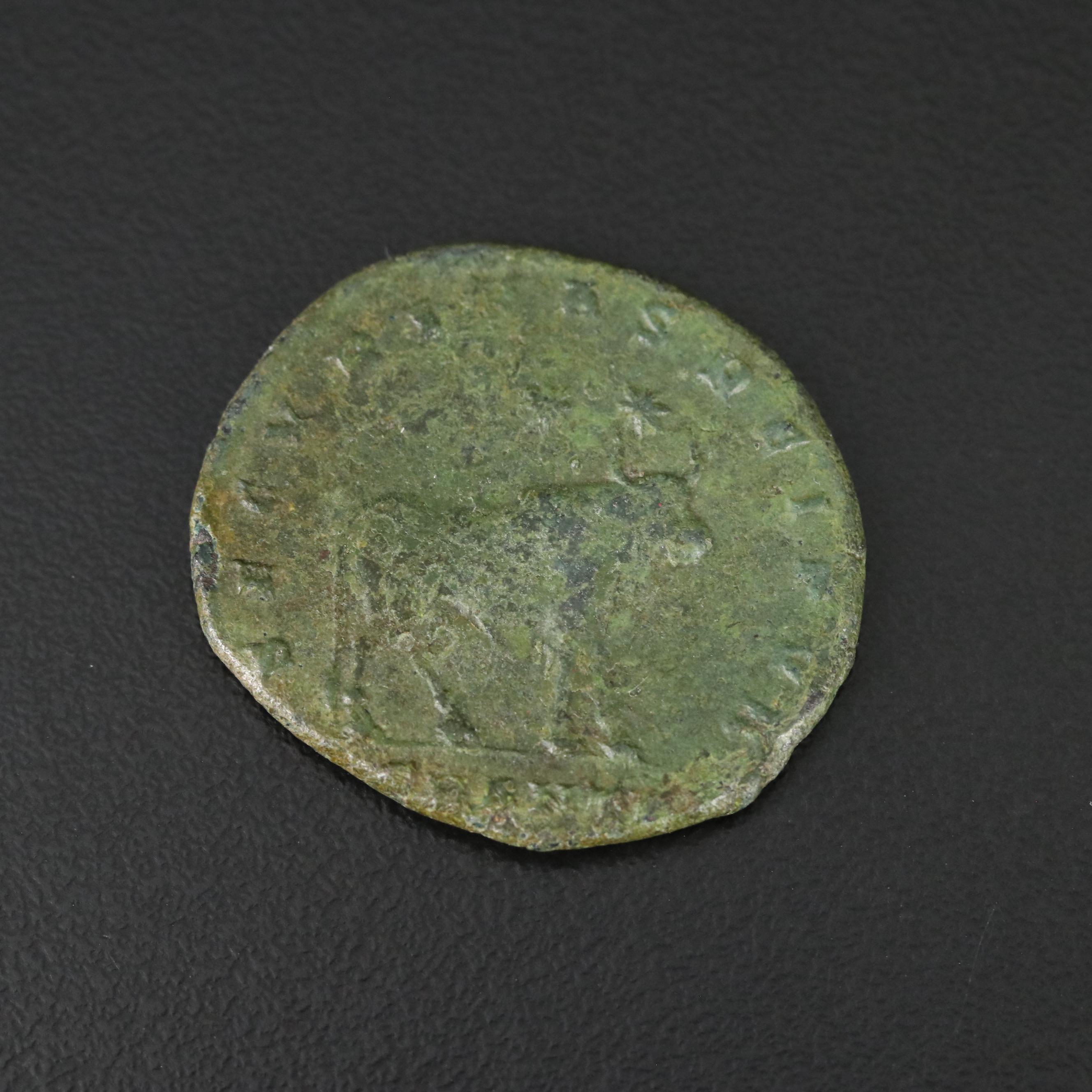 Ancient Roman Imperial Follis Coin of Julian II, ca. 361 A.D.