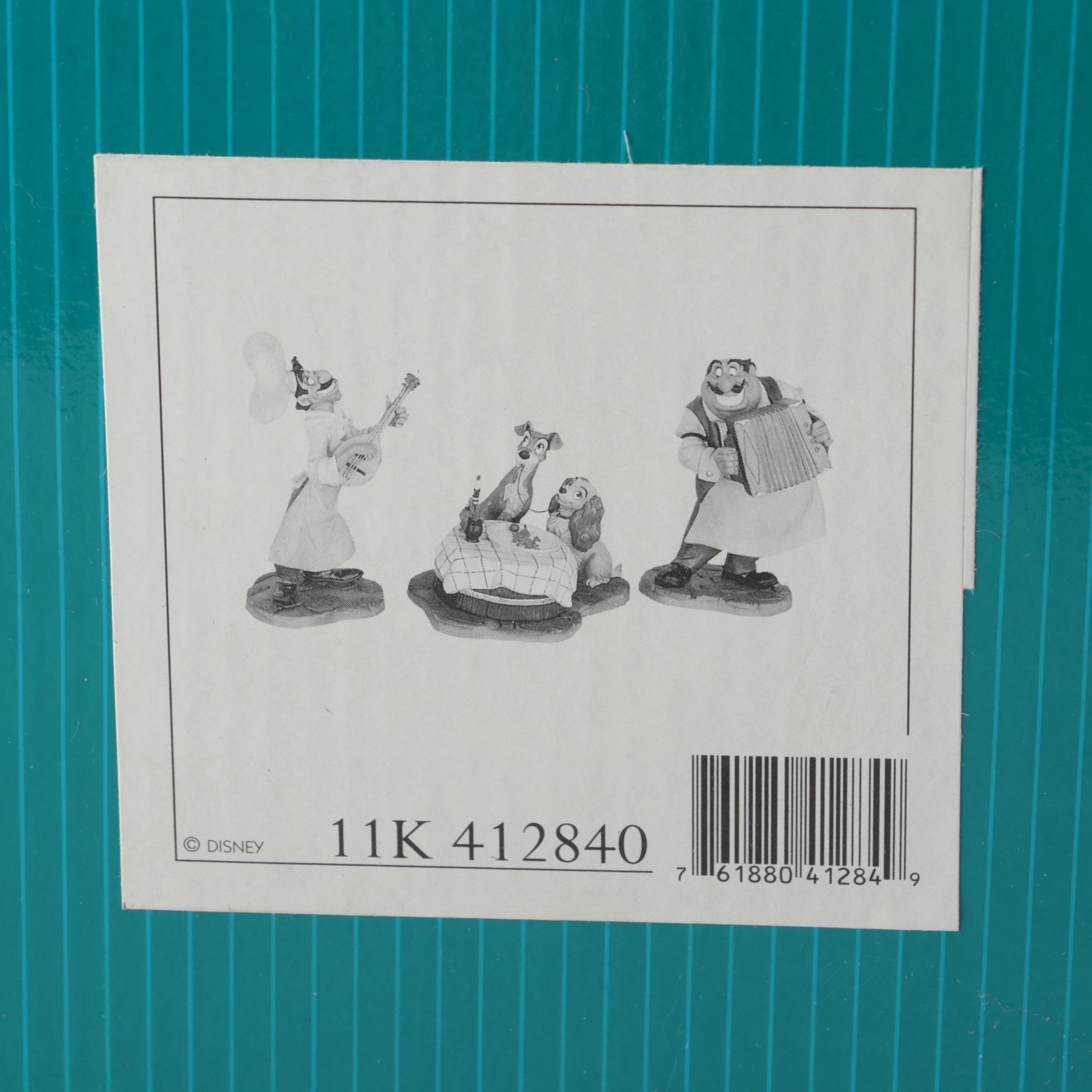 Walt Disney Classics Collection "Lady and the Tramp" Ceramic Figurines