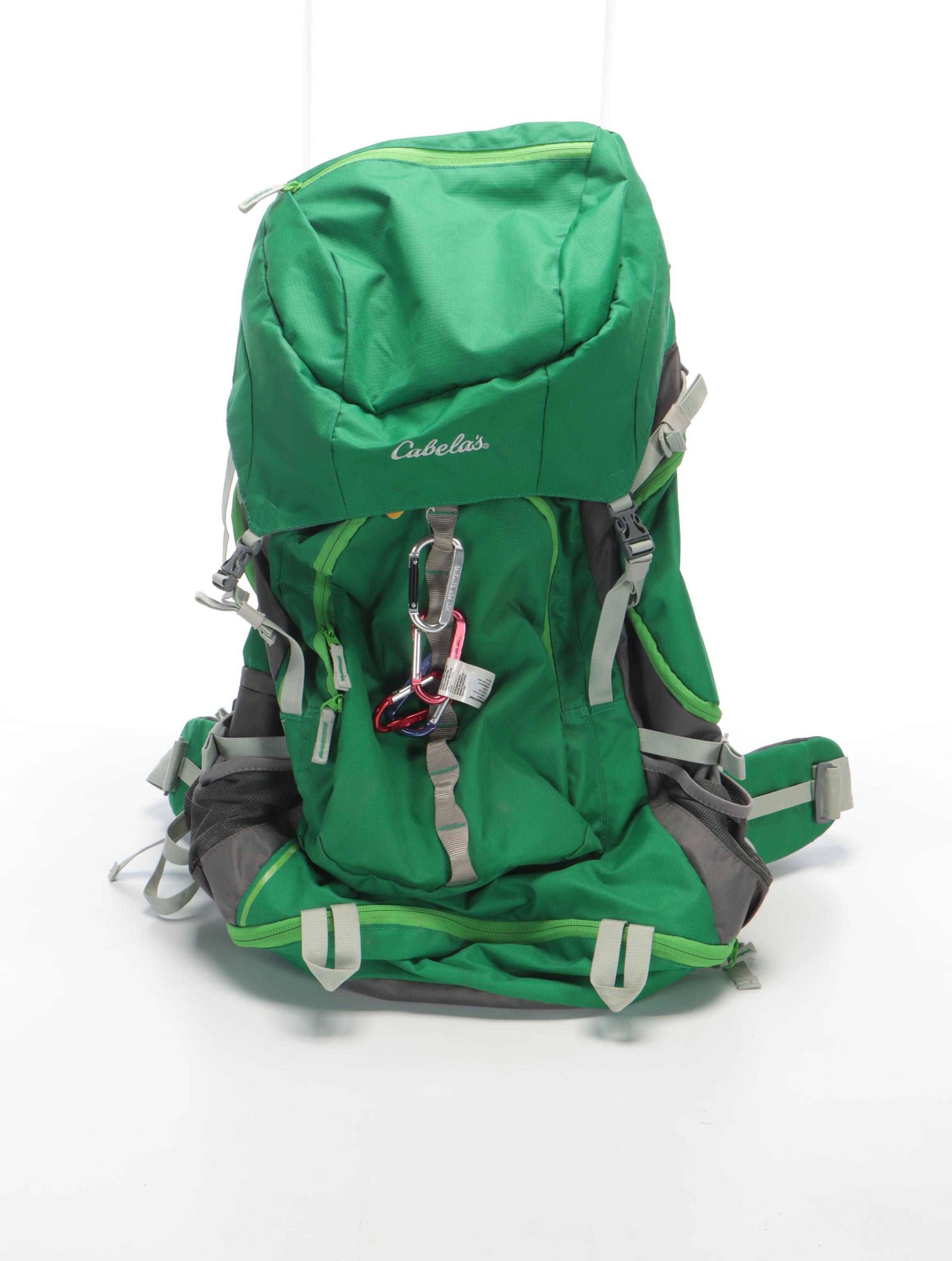 Cabela's Hiking Backpack With Hammock and Other Assorted Camping Gear