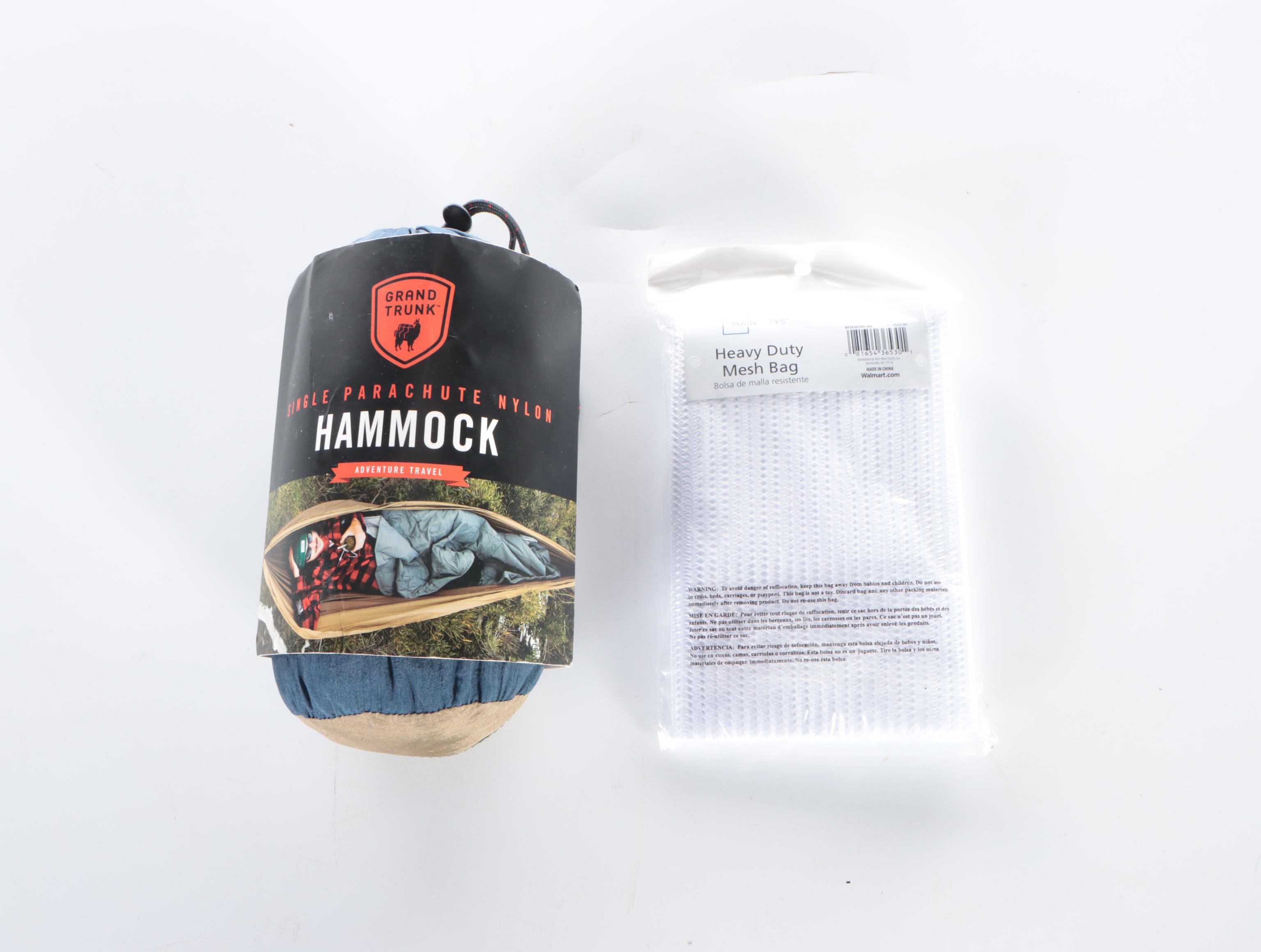 Cabela's Hiking Backpack With Hammock and Other Assorted Camping Gear