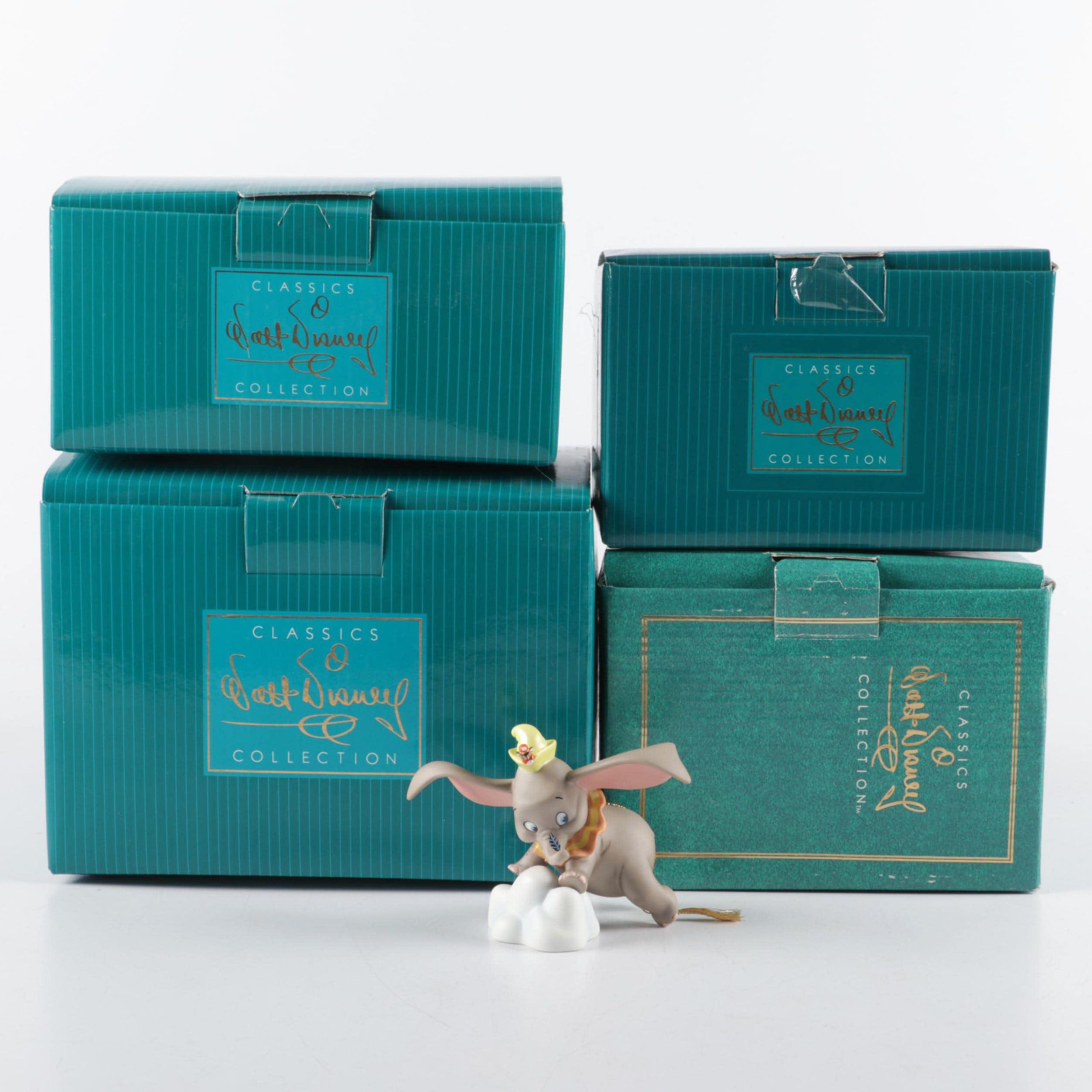 Walt Disney Classic Collection "Dumbo" Ceramic Figurines