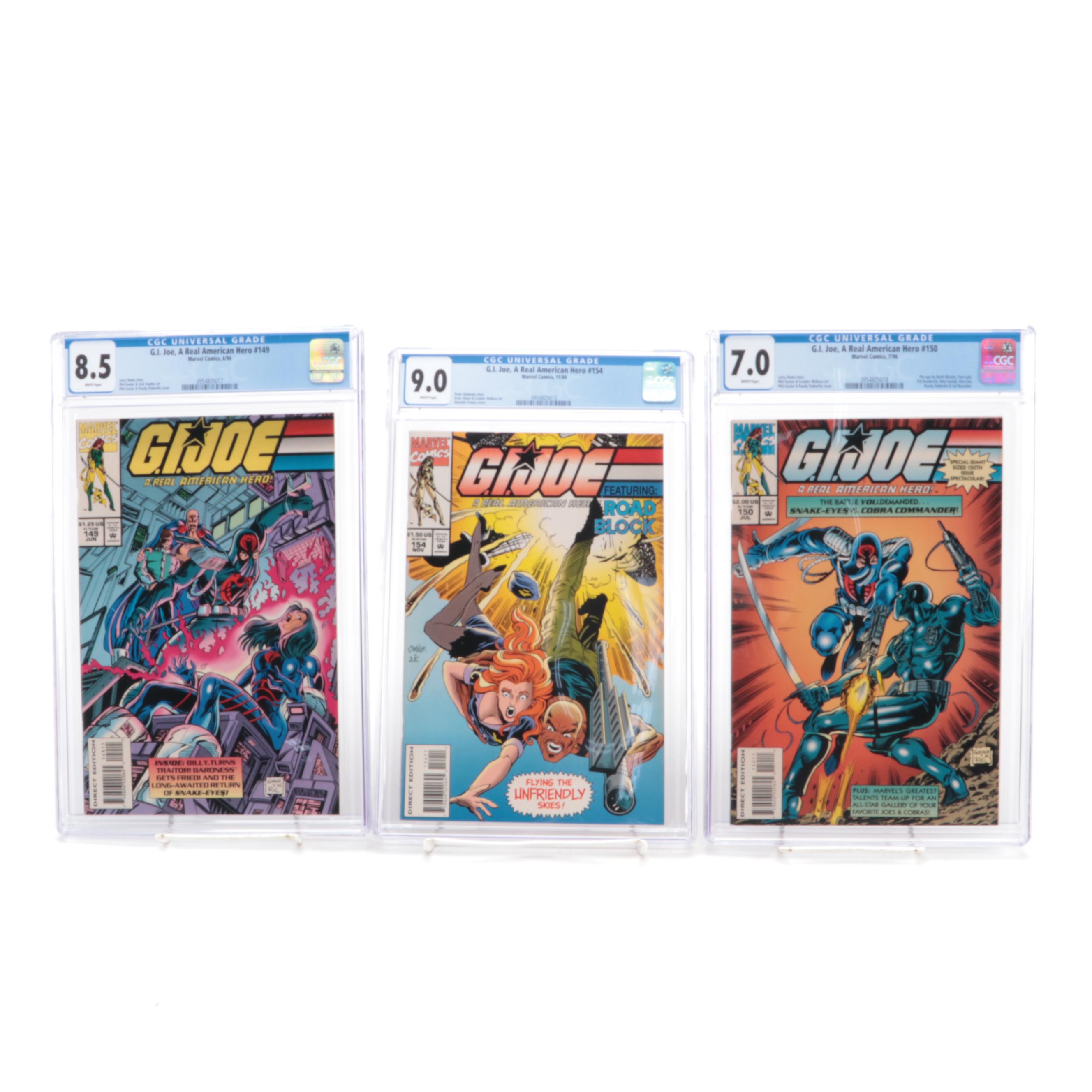 Modern Age G.I. Joe: A Real American Hero CGC Graded Marvel Comic Books