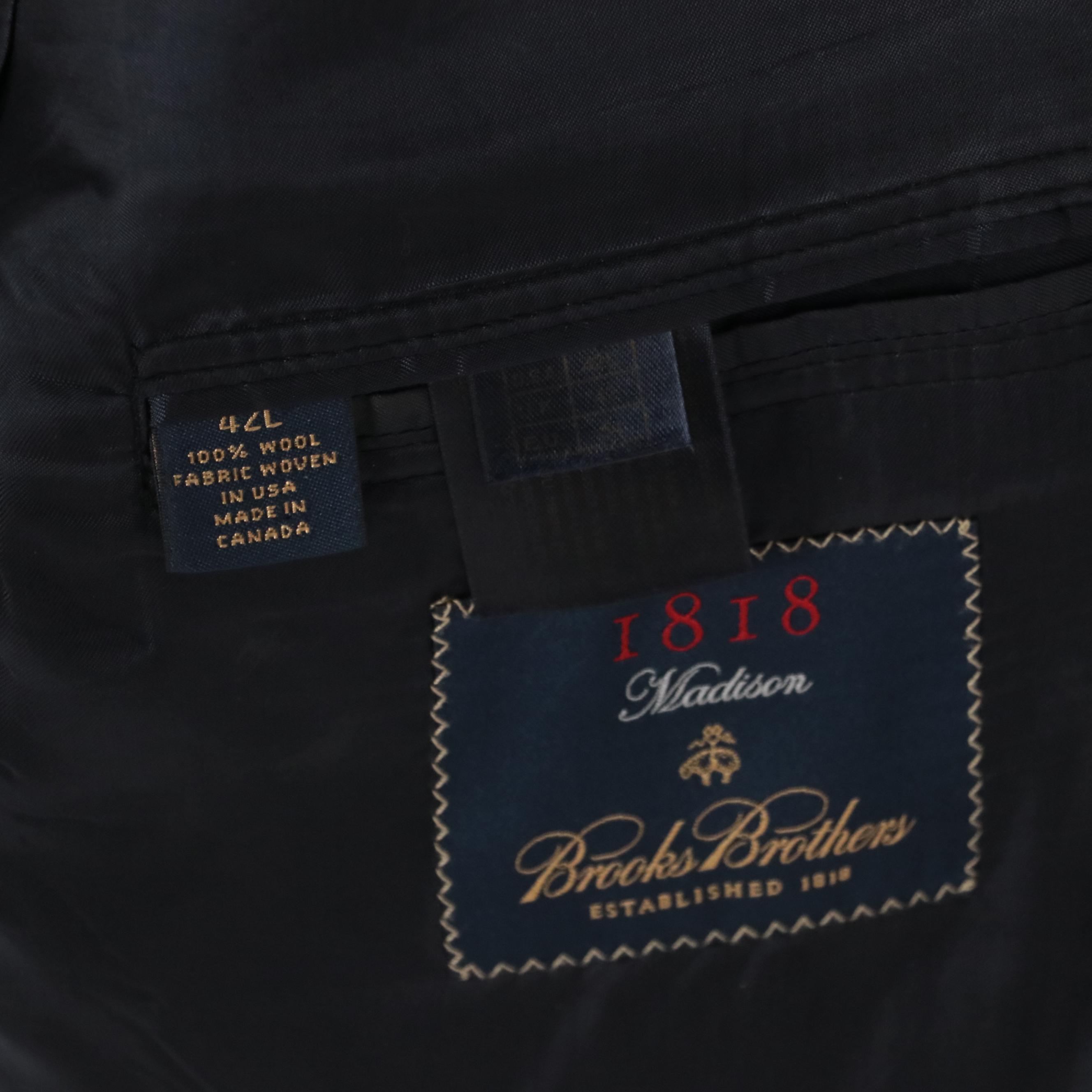 Men's Brooks Brothers 1818 Madison Fit and Milano Fit Wool Blazers