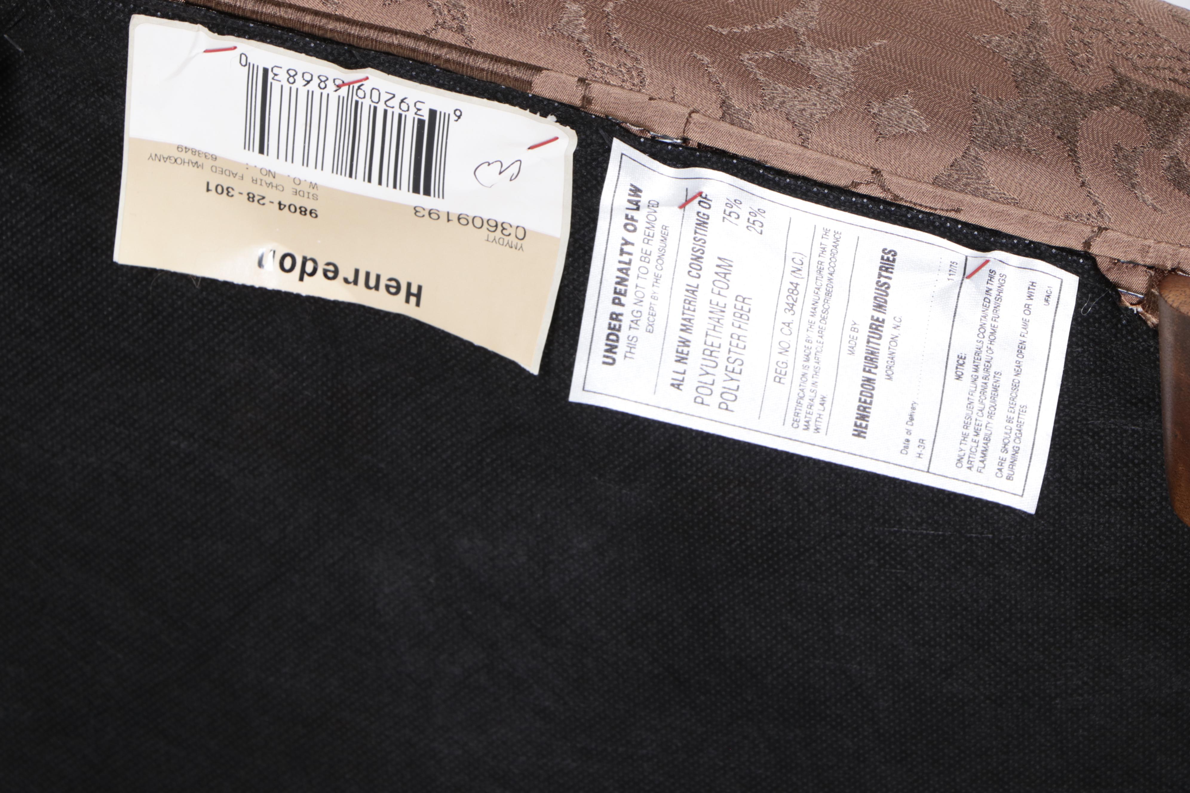 Henredon Georgian Style Glass Top Pedestal Dining Table and Chairs