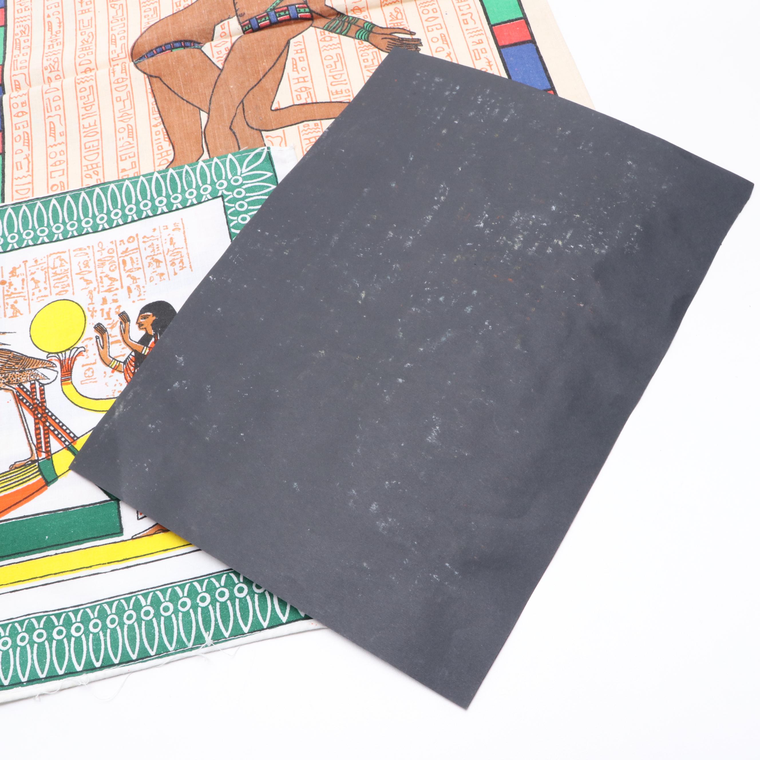 Egyptian Printed Fabric, Paper and Papyrus Panels