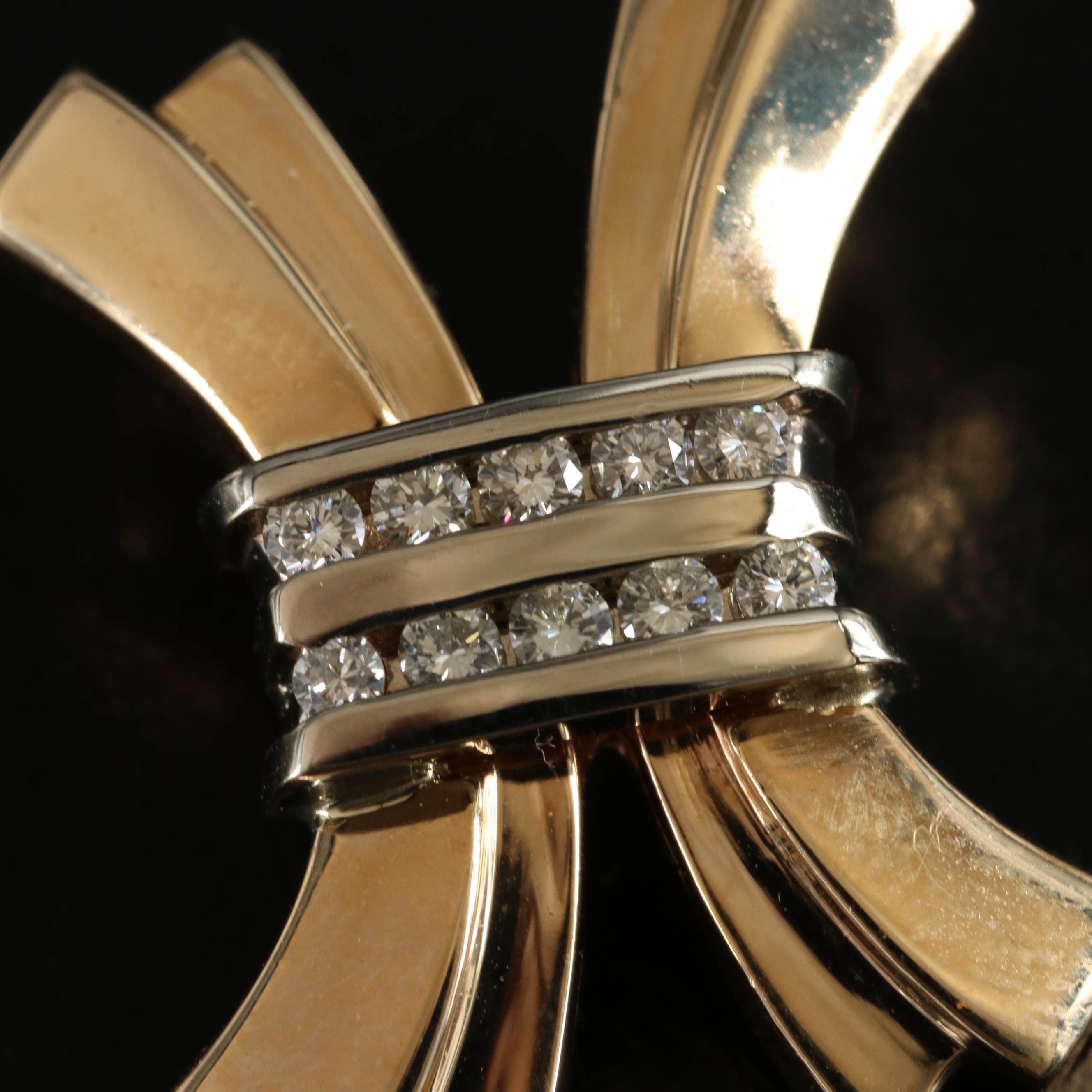 14K 0.25 CTW Diamond Slide Pendant