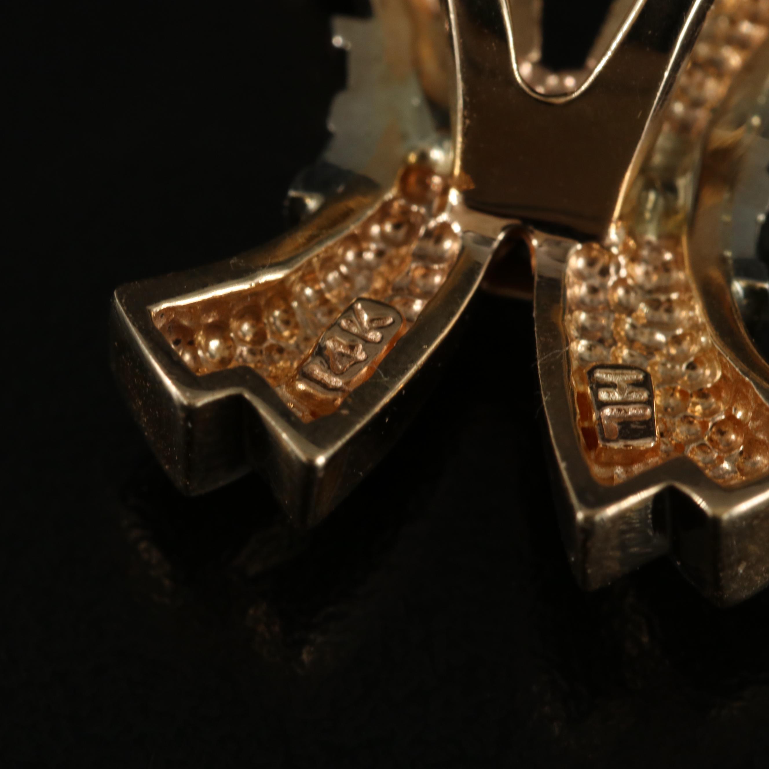 14K 0.25 CTW Diamond Slide Pendant