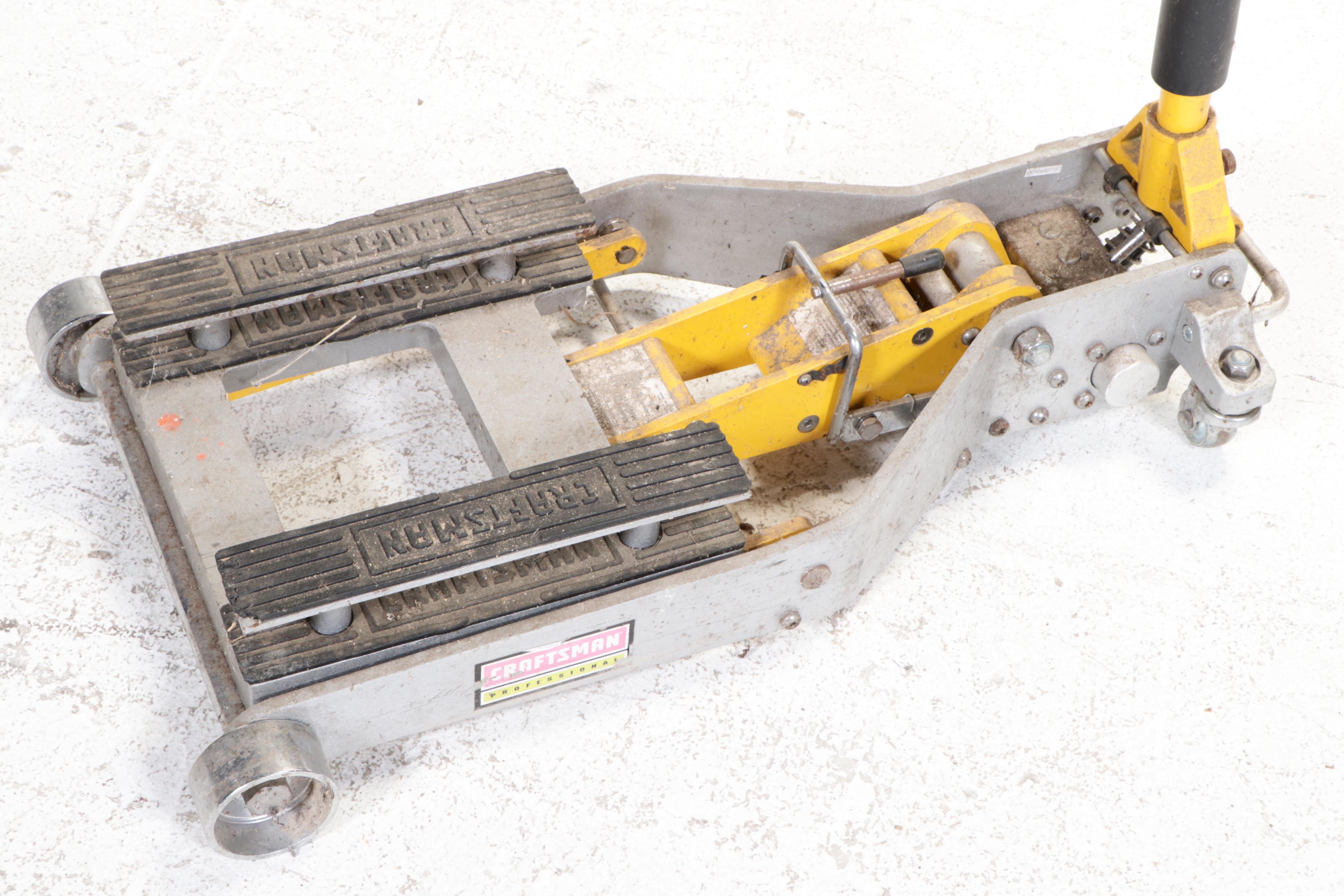 Craftsman Professional Aluminum Motorcycle/ATV 1500 Lbs Floor Jack