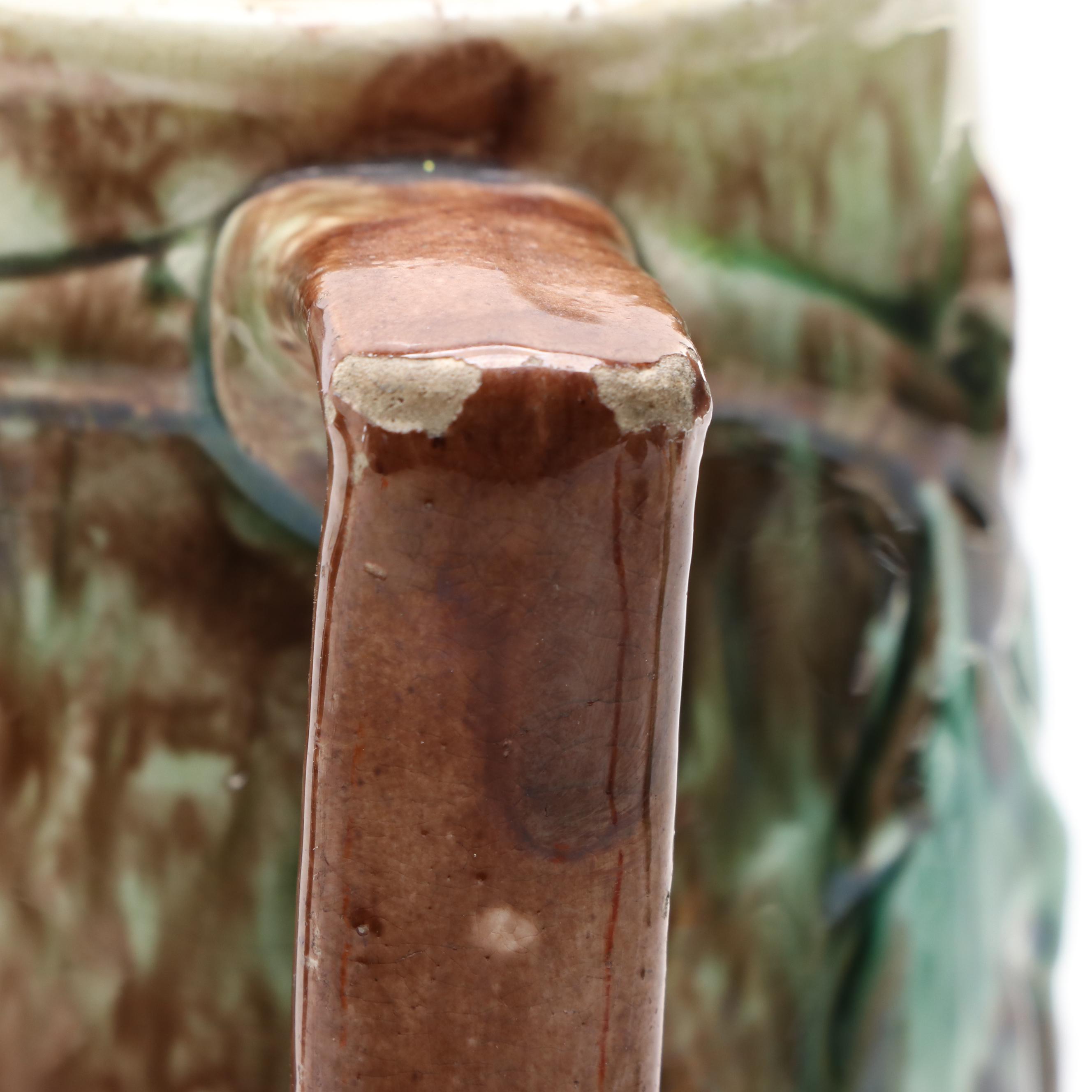 English and Other Majolica Pitchers, Late 19th/ Early 20th Century