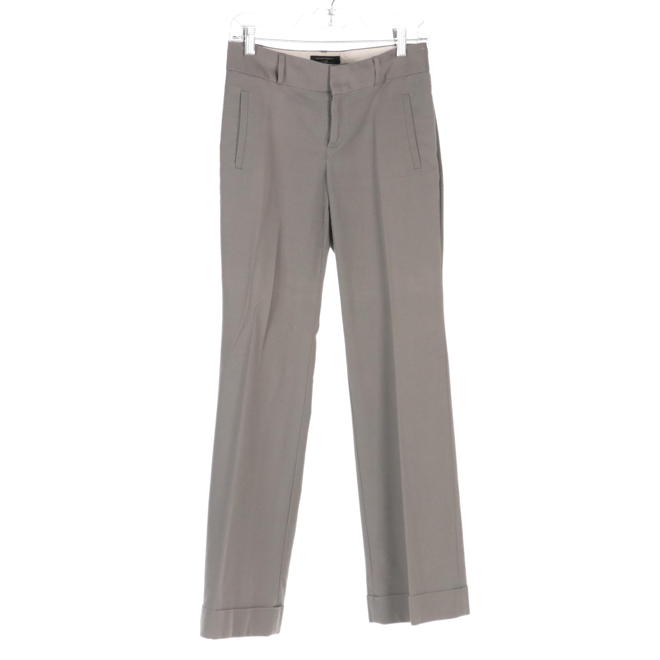 Banana Republic Martin Fit Trousers in Various Neutral Colors