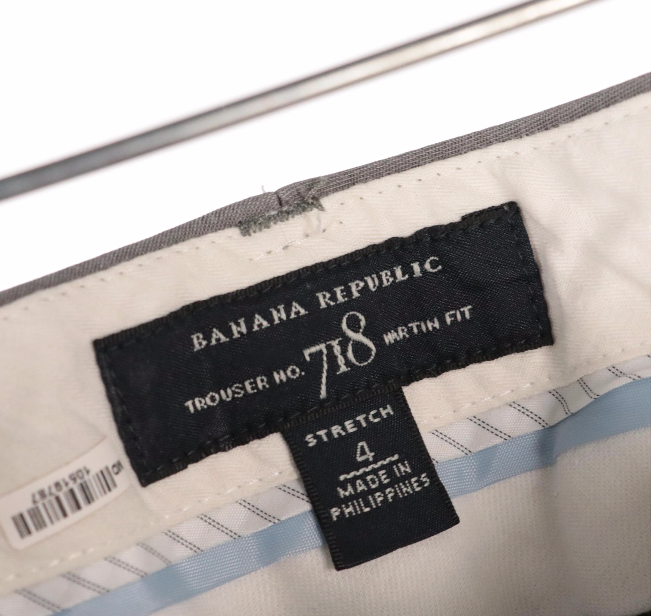 Banana Republic Martin Fit Trousers in Various Neutral Colors