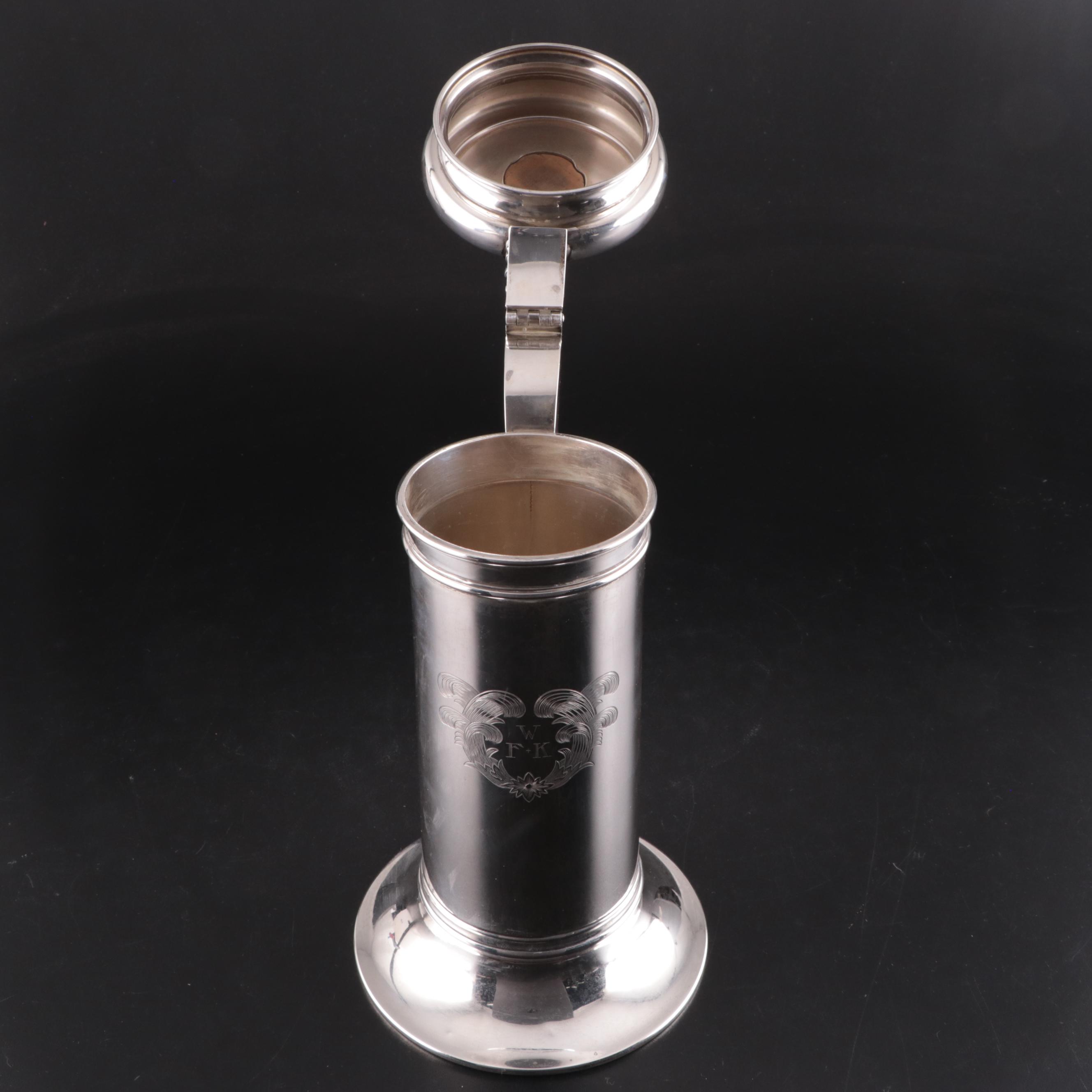 Crichton & Co Sterling Silver Tankard, Early 20th Century