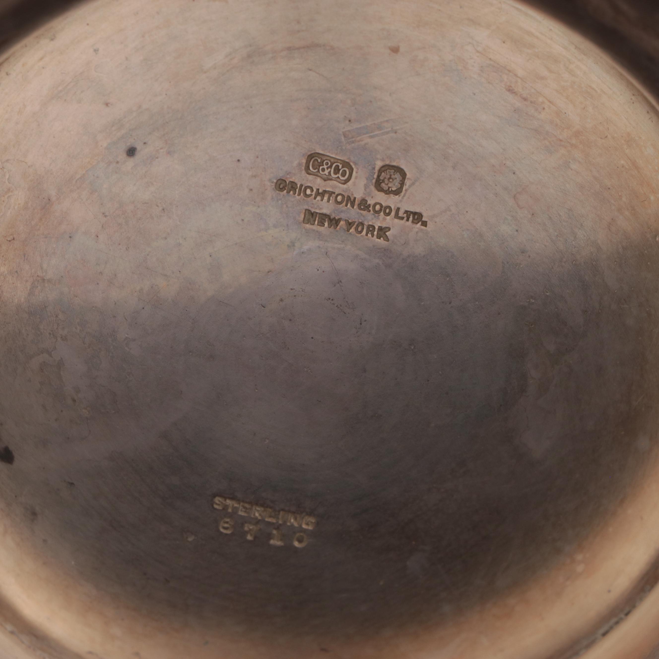 Crichton & Co Sterling Silver Tankard, Early 20th Century