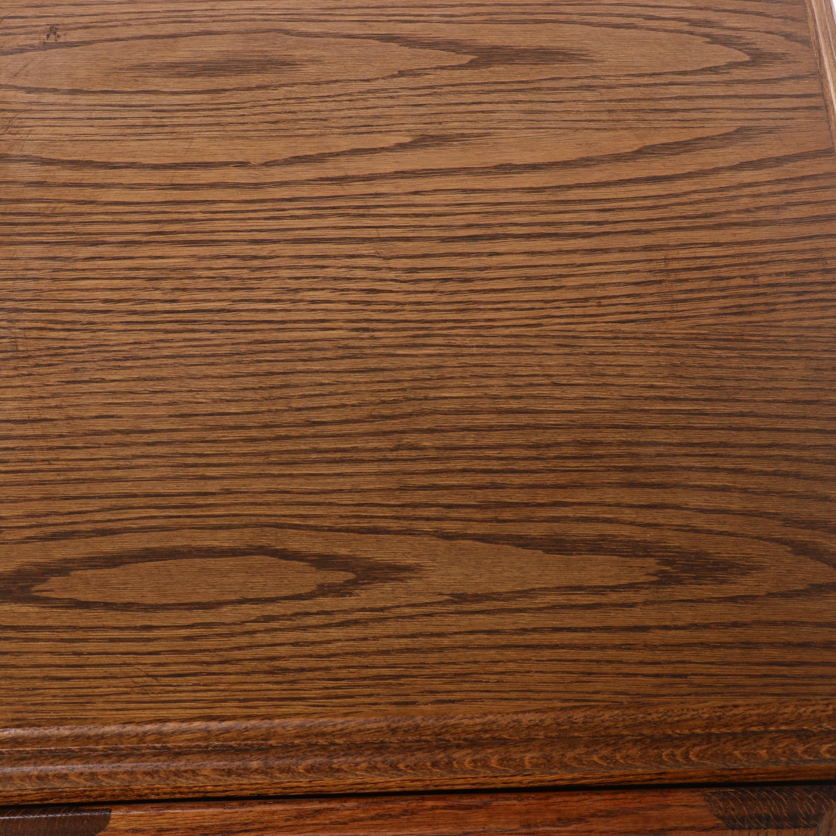 Art Nouveau Style Brass-Mounted Oak Slot Machine Cabinet, Late 20th Century