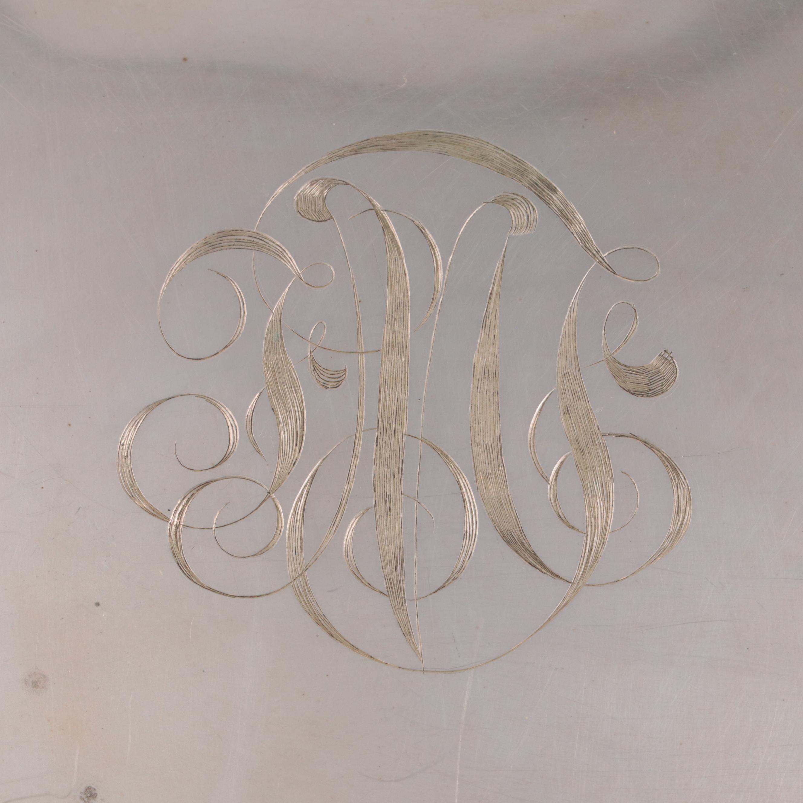 Frank M. Whiting Sterling Silver Bowl with Scrolling Foliate Rim