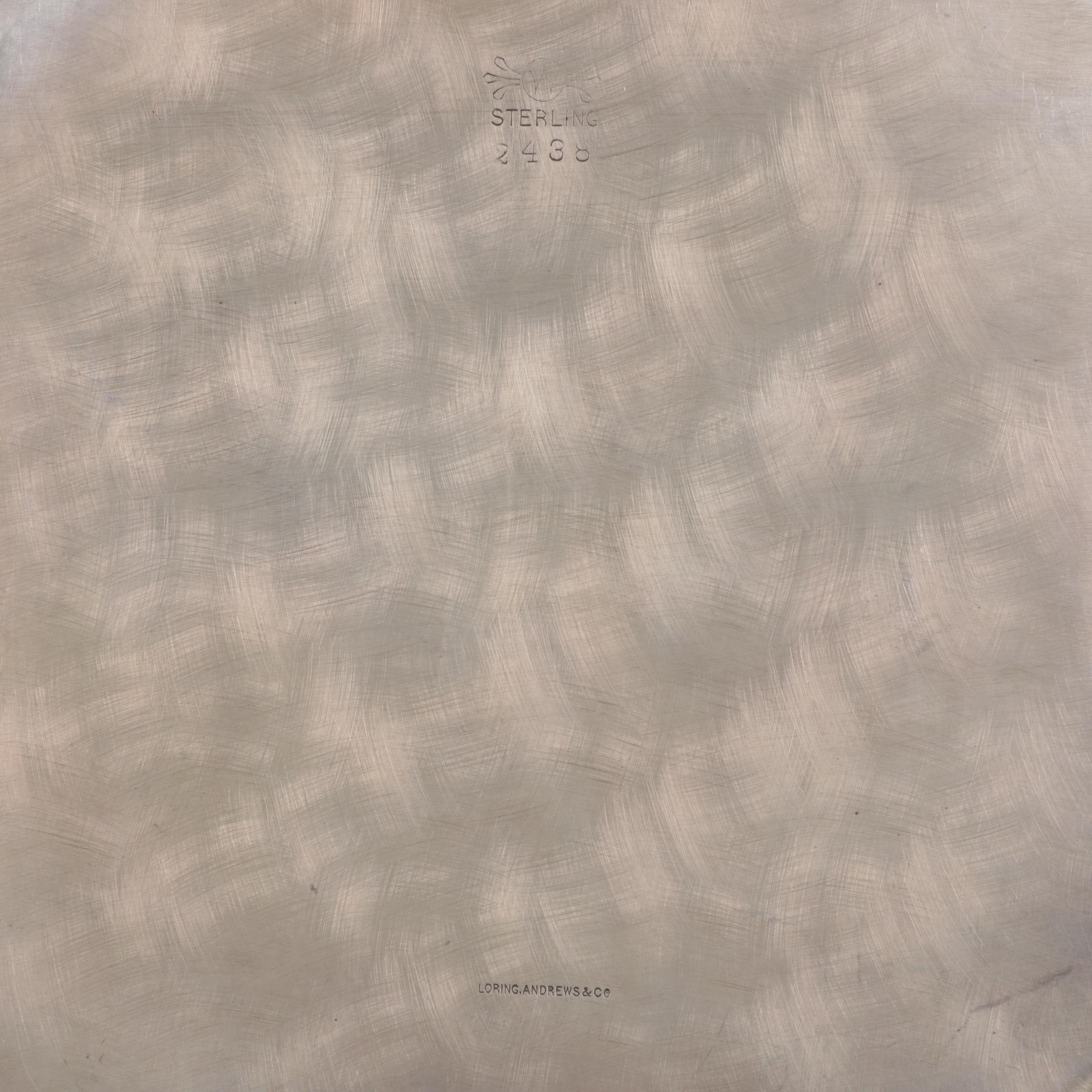 Frank M. Whiting Sterling Silver Bowl with Scrolling Foliate Rim