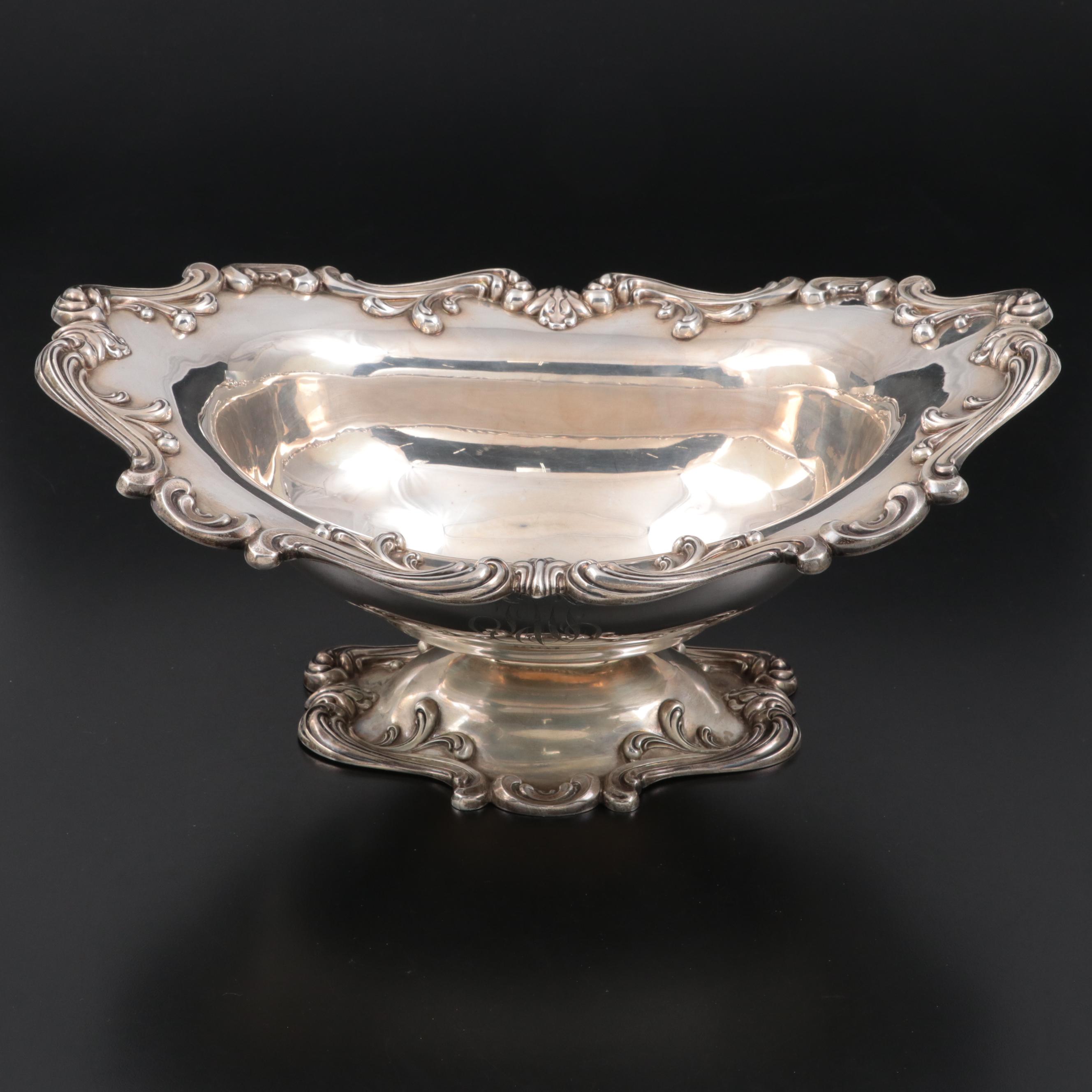 Frank M. Whiting Sterling Silver Centerpiece Bowl, Circa 1901