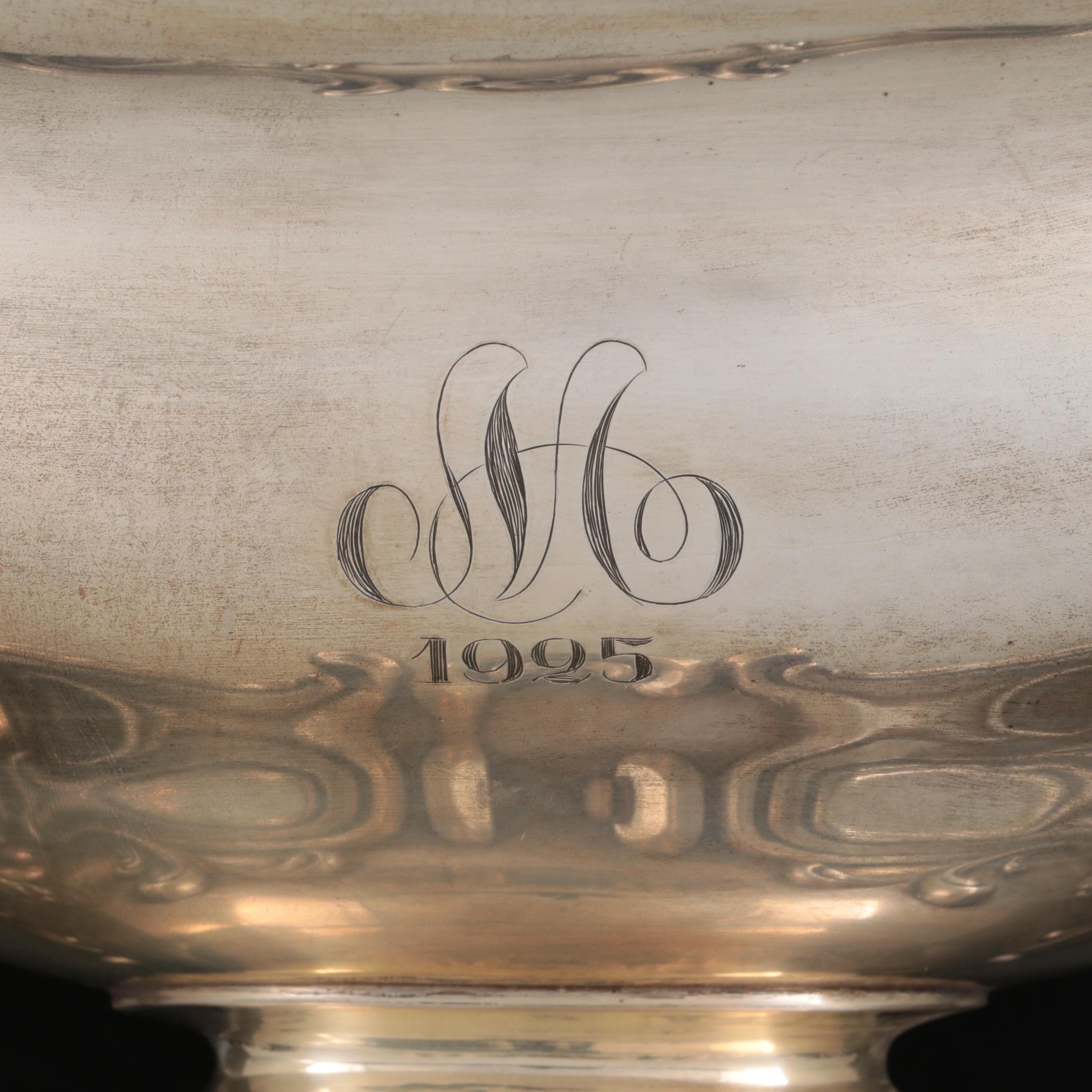 Frank M. Whiting Sterling Silver Centerpiece Bowl, Circa 1901