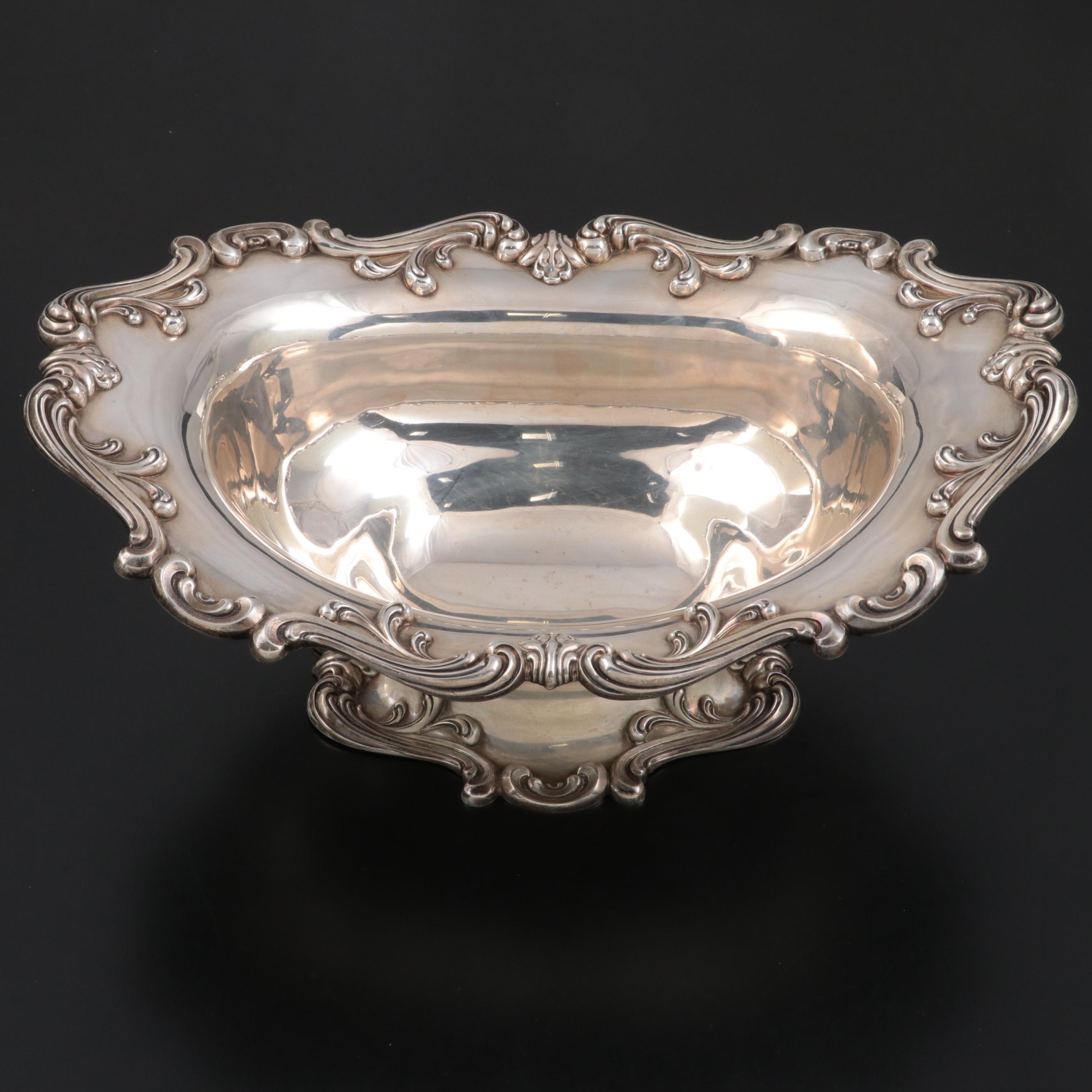 Frank M. Whiting Sterling Silver Centerpiece Bowl, Circa 1901