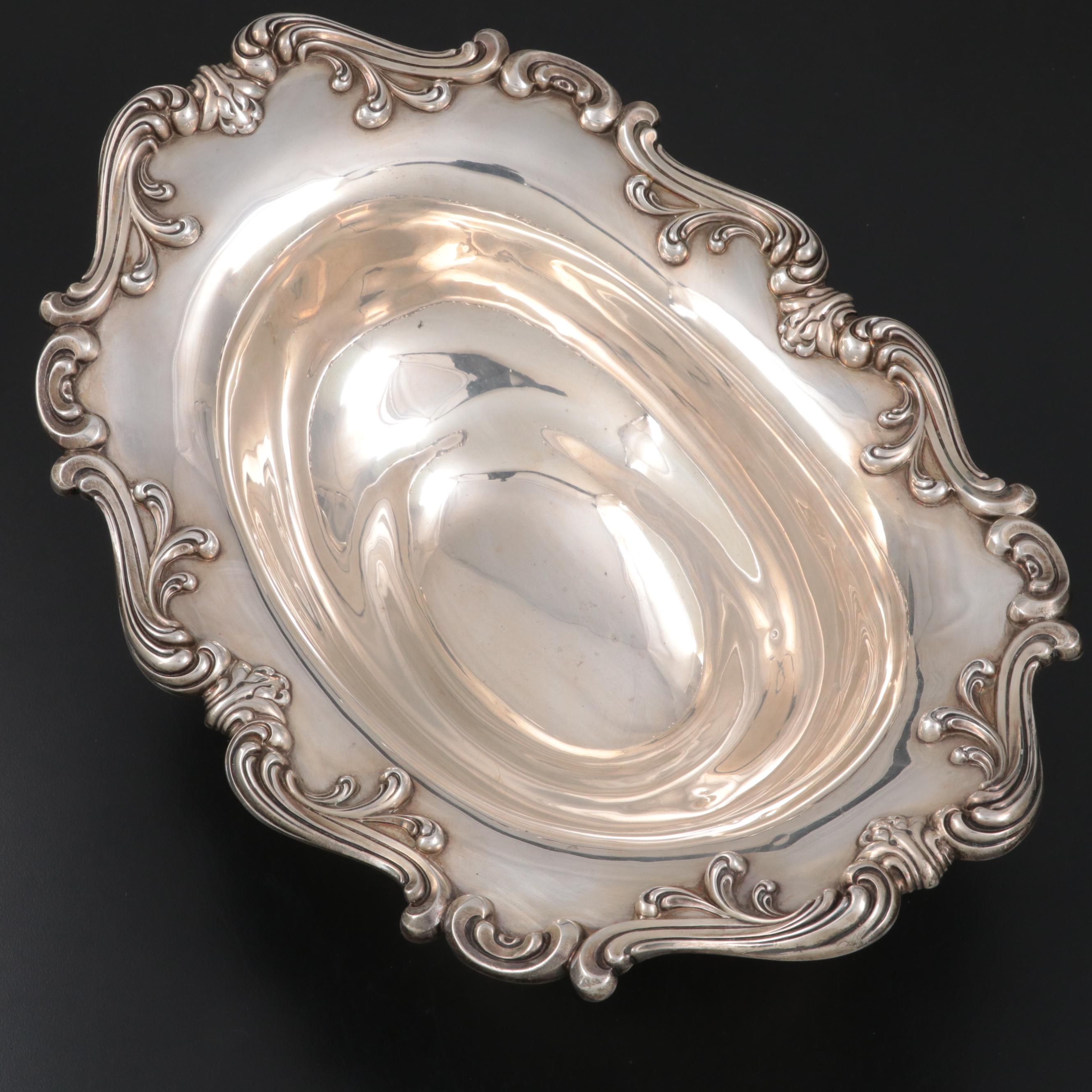 Frank M. Whiting Sterling Silver Centerpiece Bowl, Circa 1901