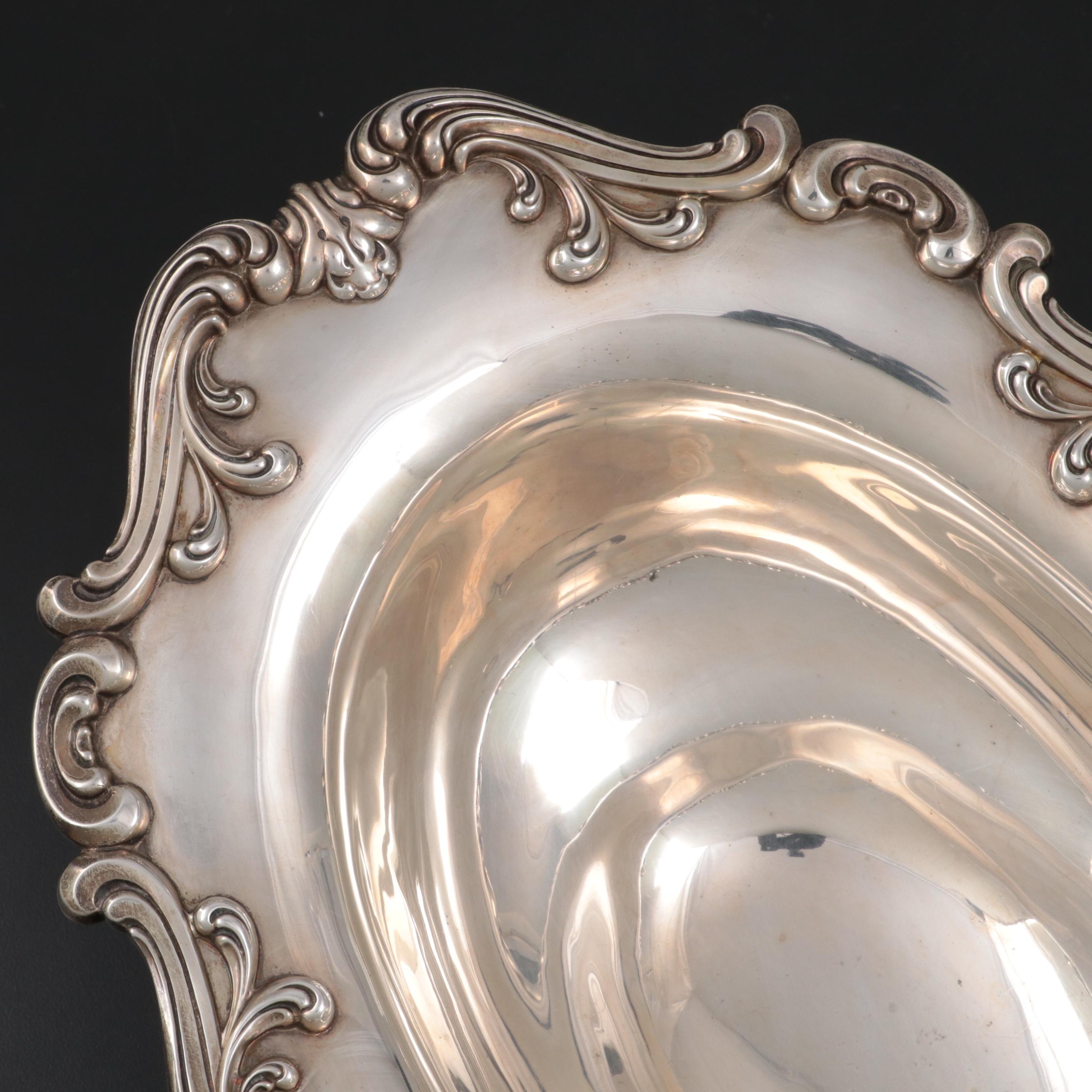 Frank M. Whiting Sterling Silver Centerpiece Bowl, Circa 1901