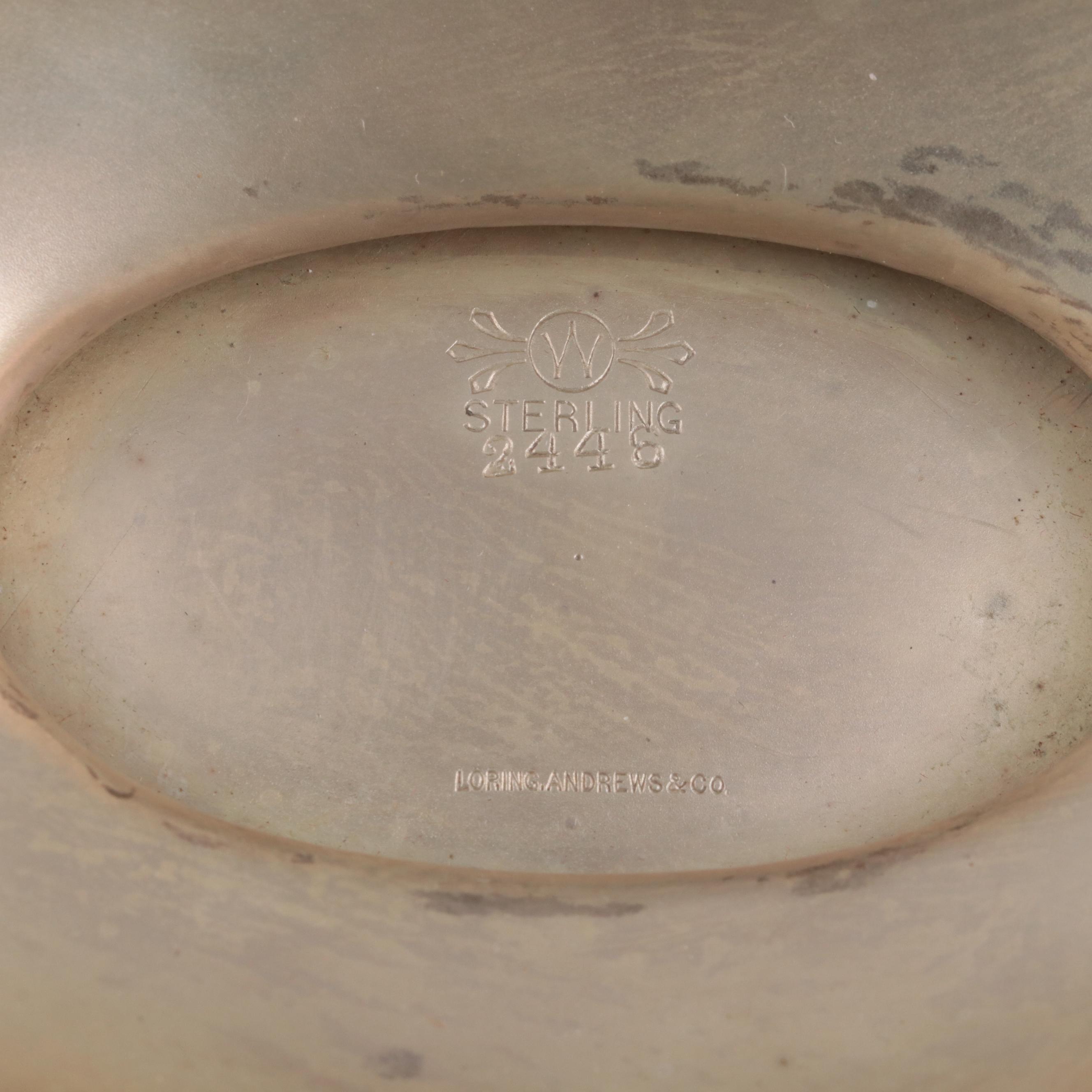 Frank M. Whiting Sterling Silver Centerpiece Bowl, Circa 1901