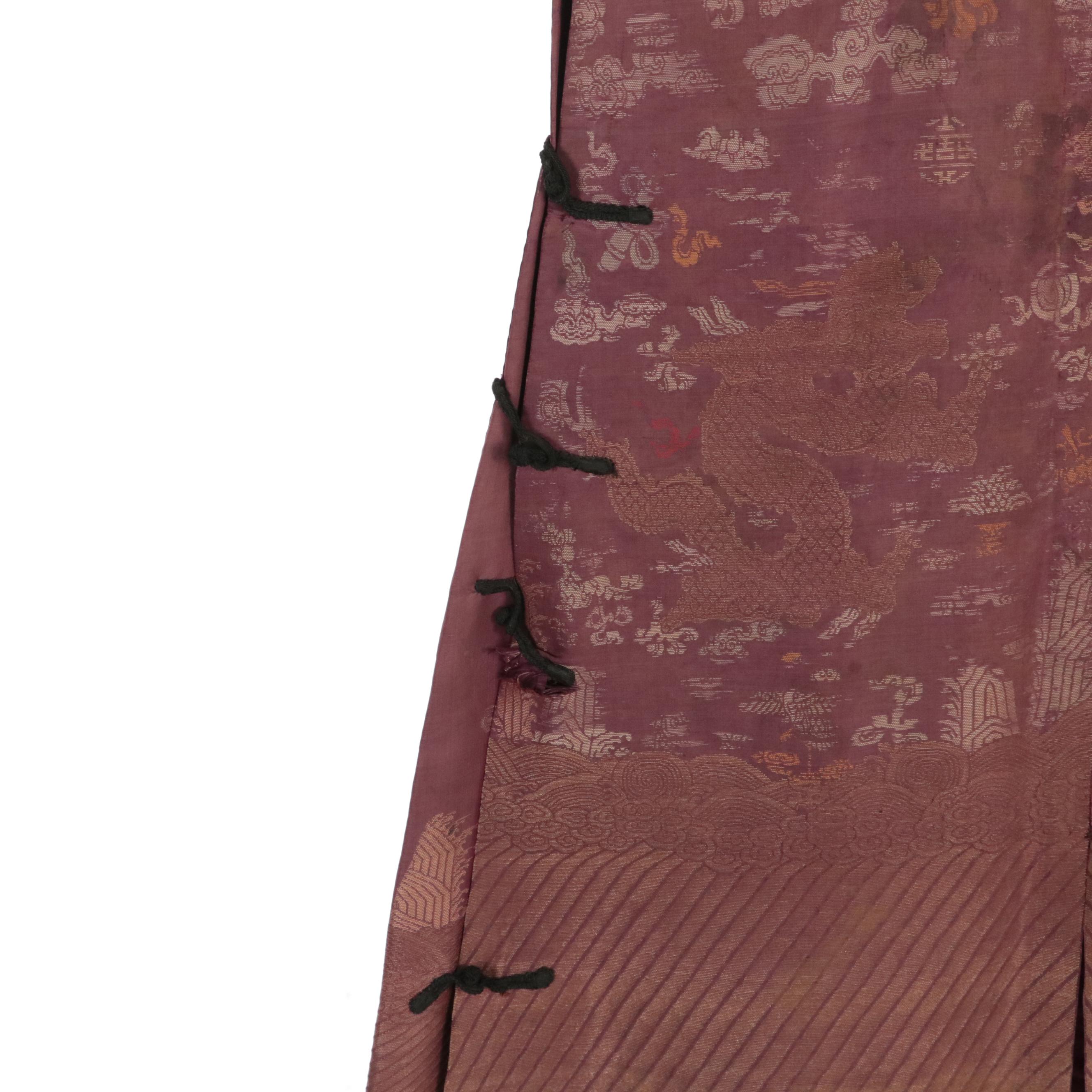 Men's Chinese Nobility Semi-Formal Jifu Robe, Late Qing Dynasty
