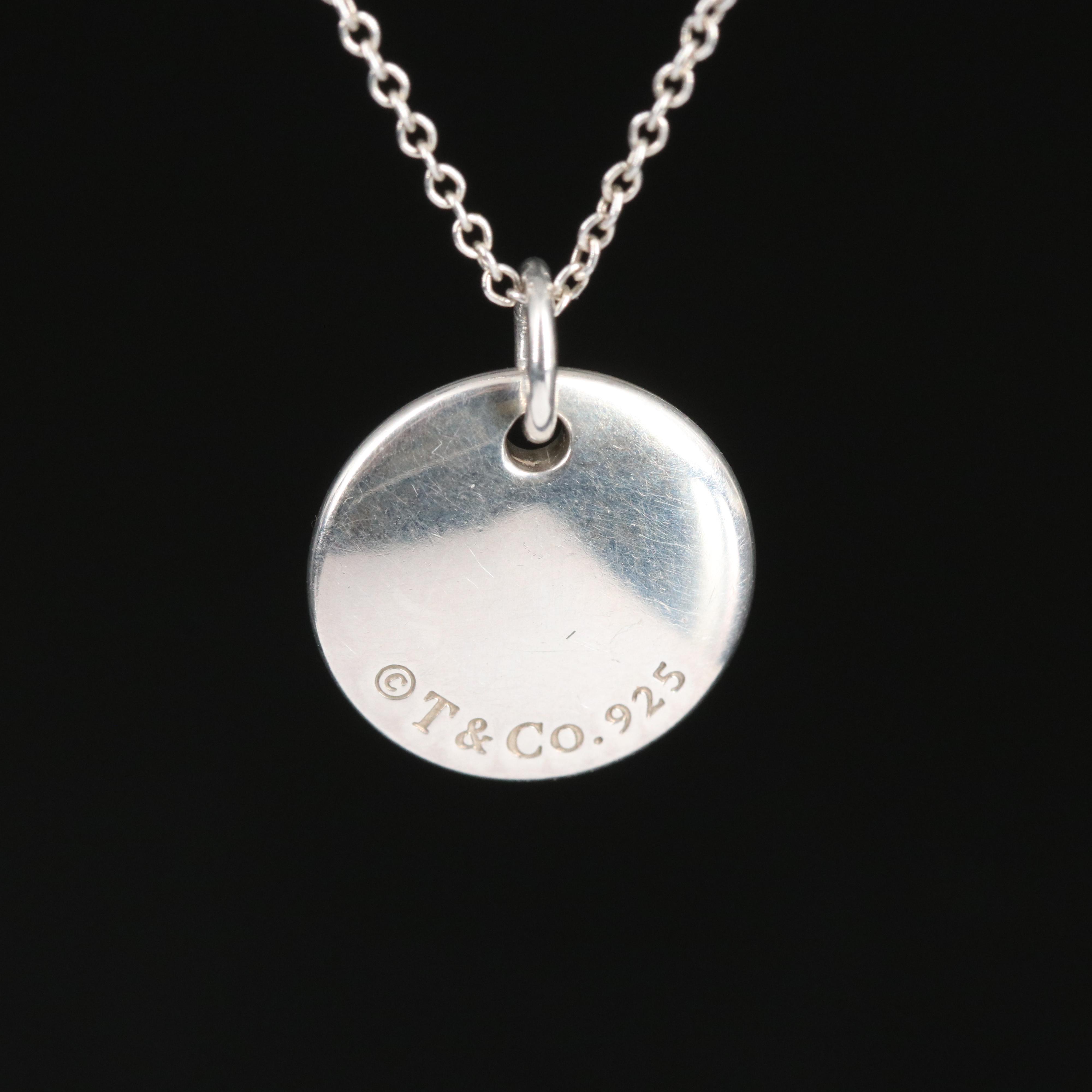 Tiffany & Co. "Alphabet Notes" Sterling Initial "S" Necklace