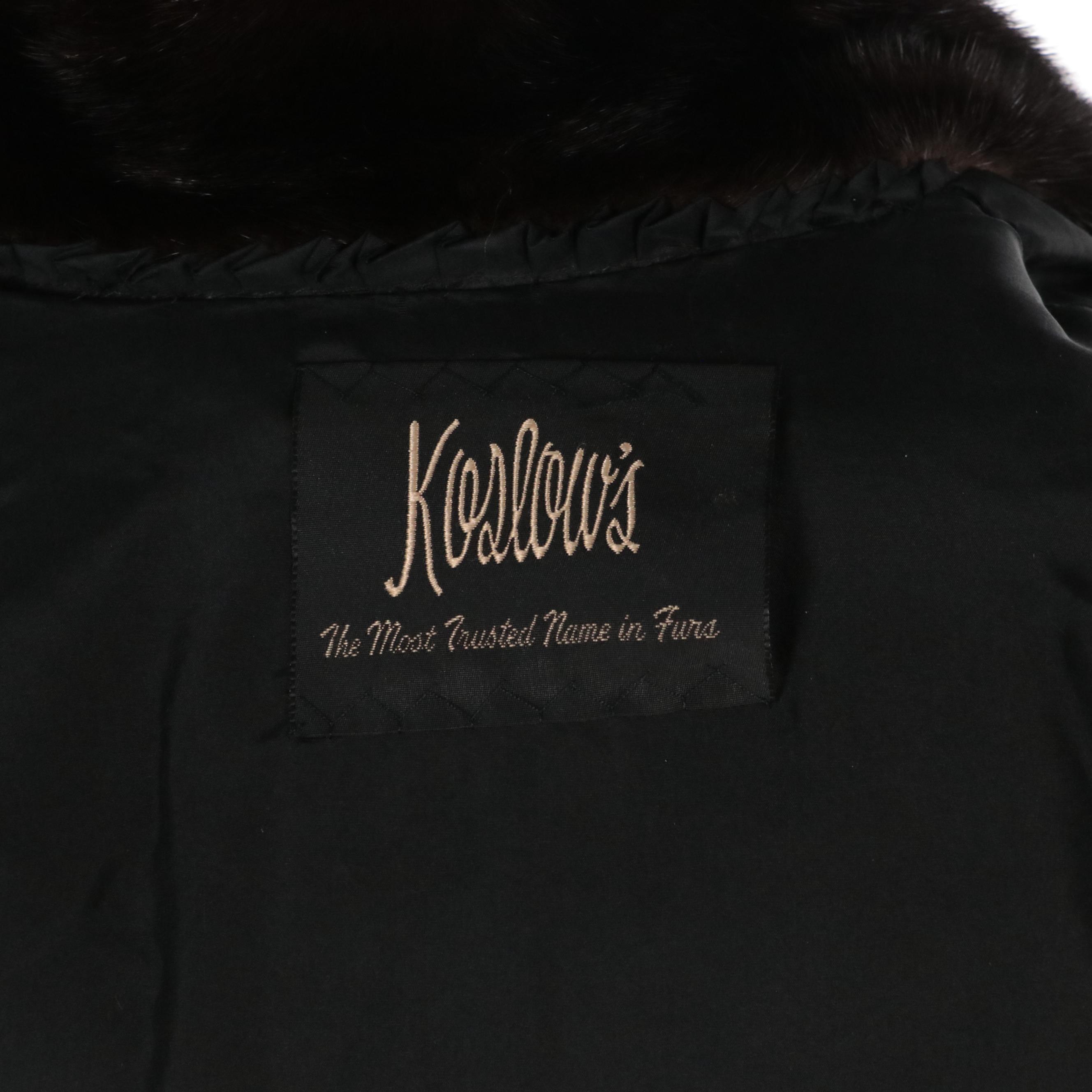 Black Diamond Ranch Mink Fur Coat for Koslow's Furs