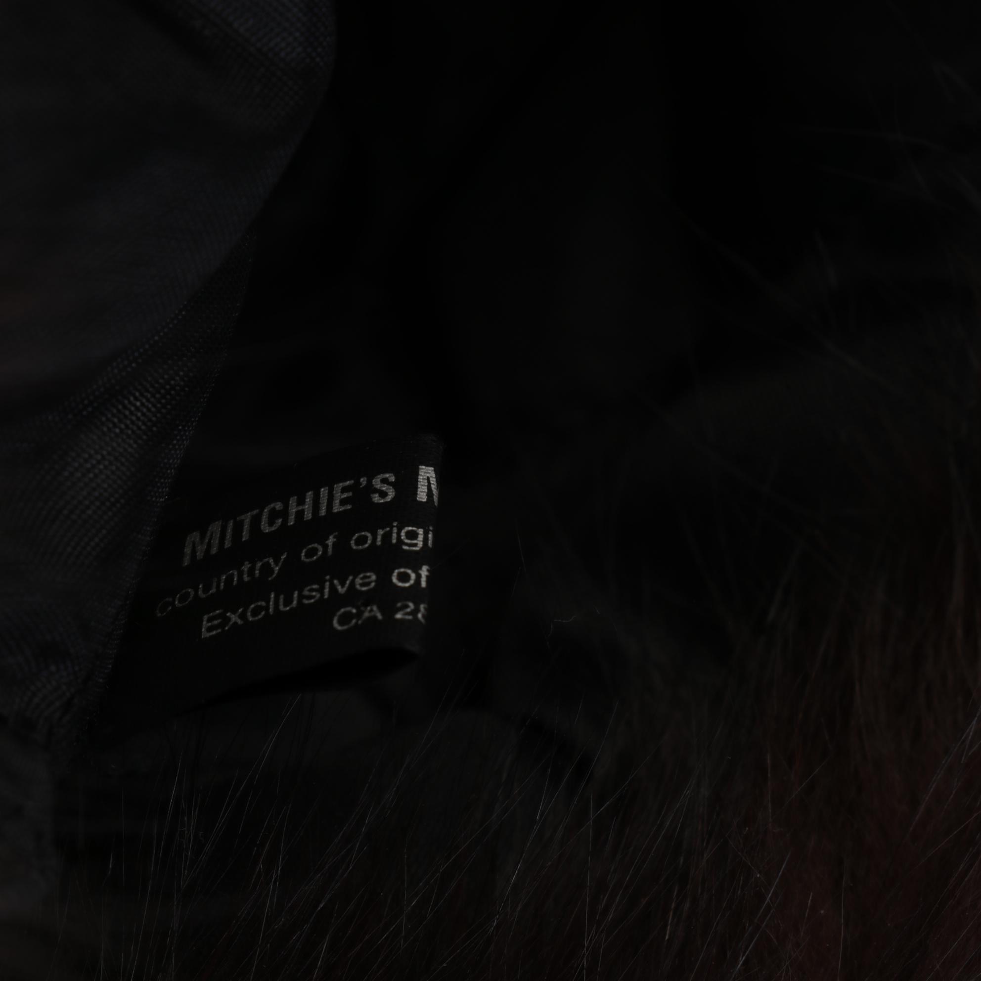 Mitchie's Matchings Chocolate Fox Trim Hat