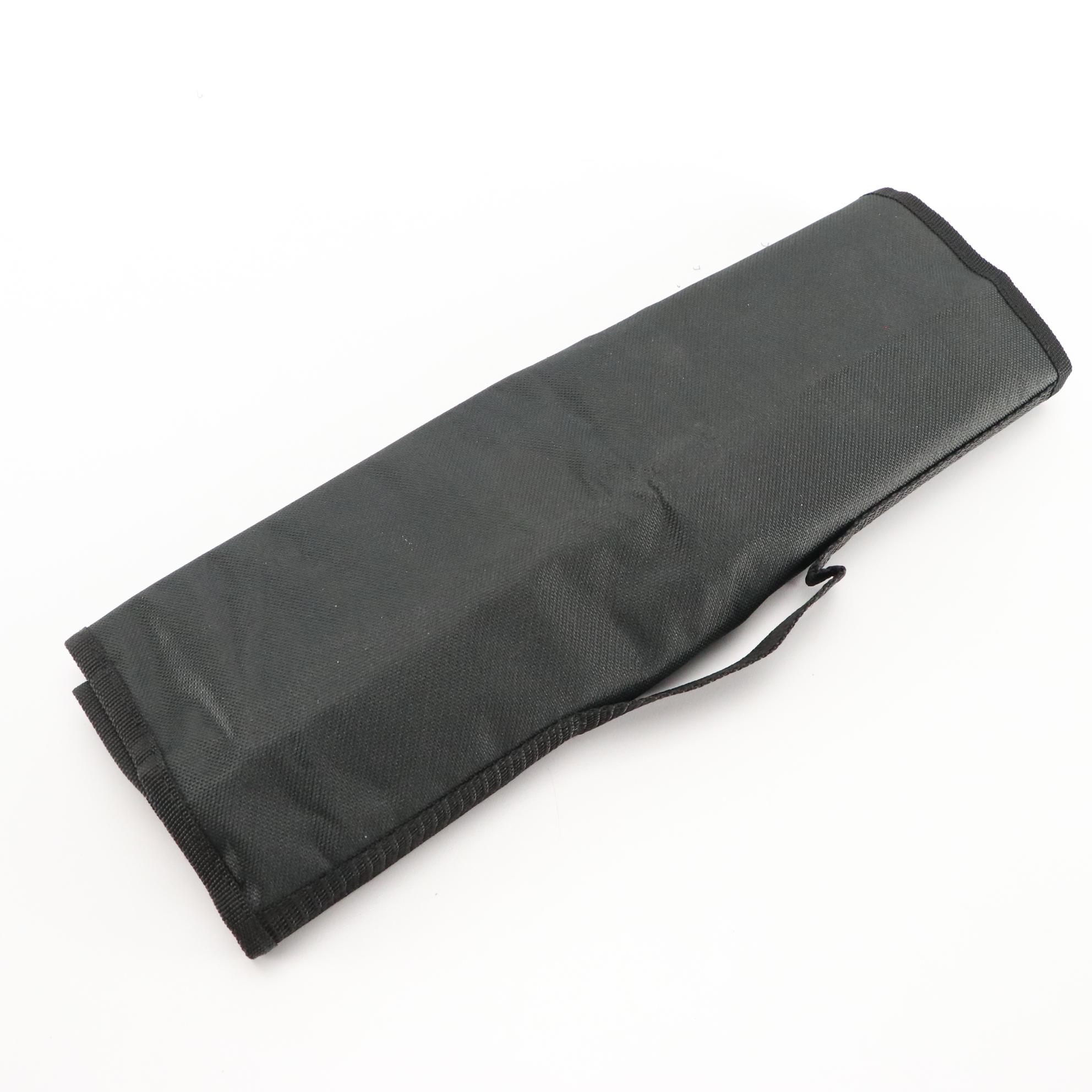 Four Piece Chef's Knife and Cleaver Set in Nylon Roll Case