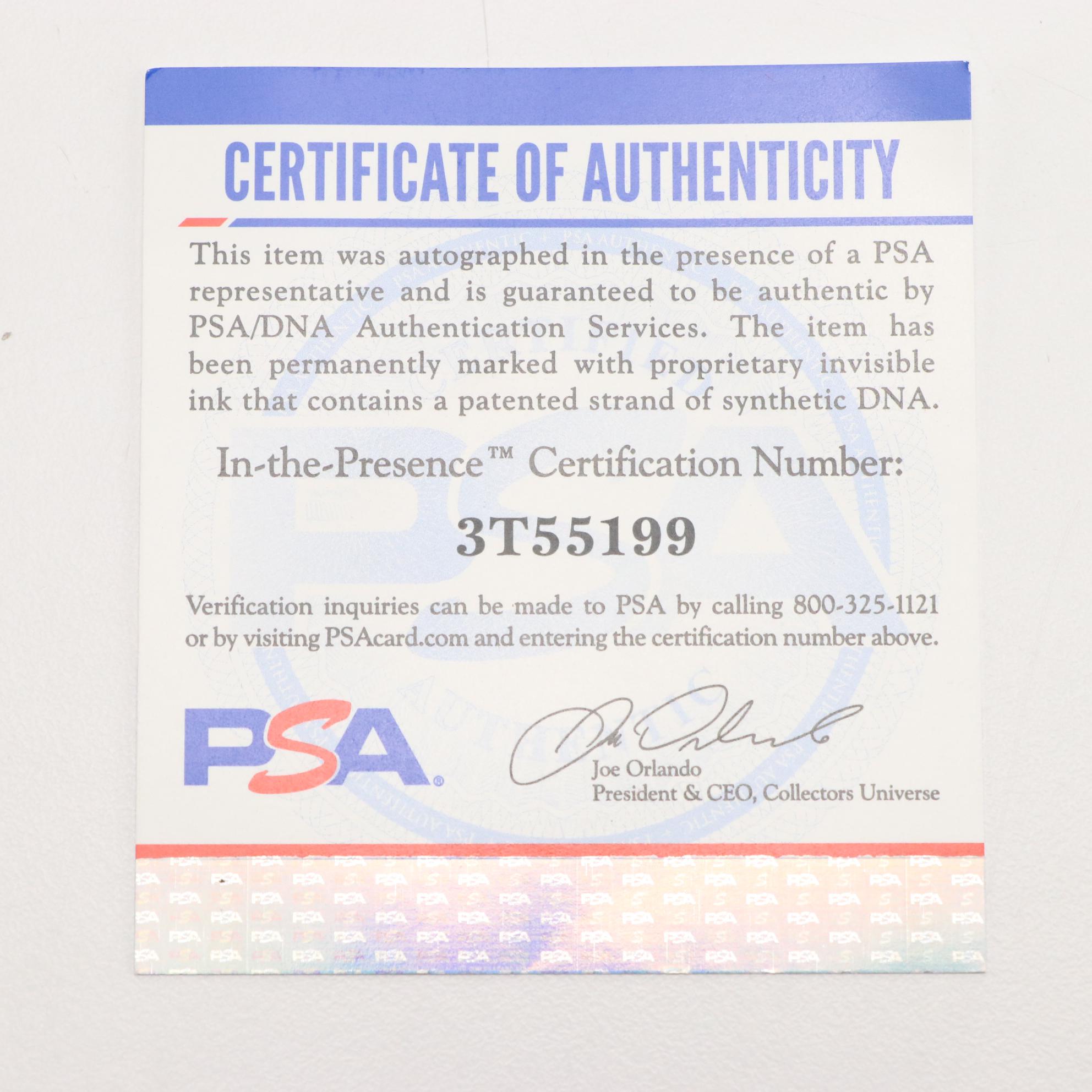 Dolph Lundgren Signed "Ivan Drago" Themed Boxing Trunks