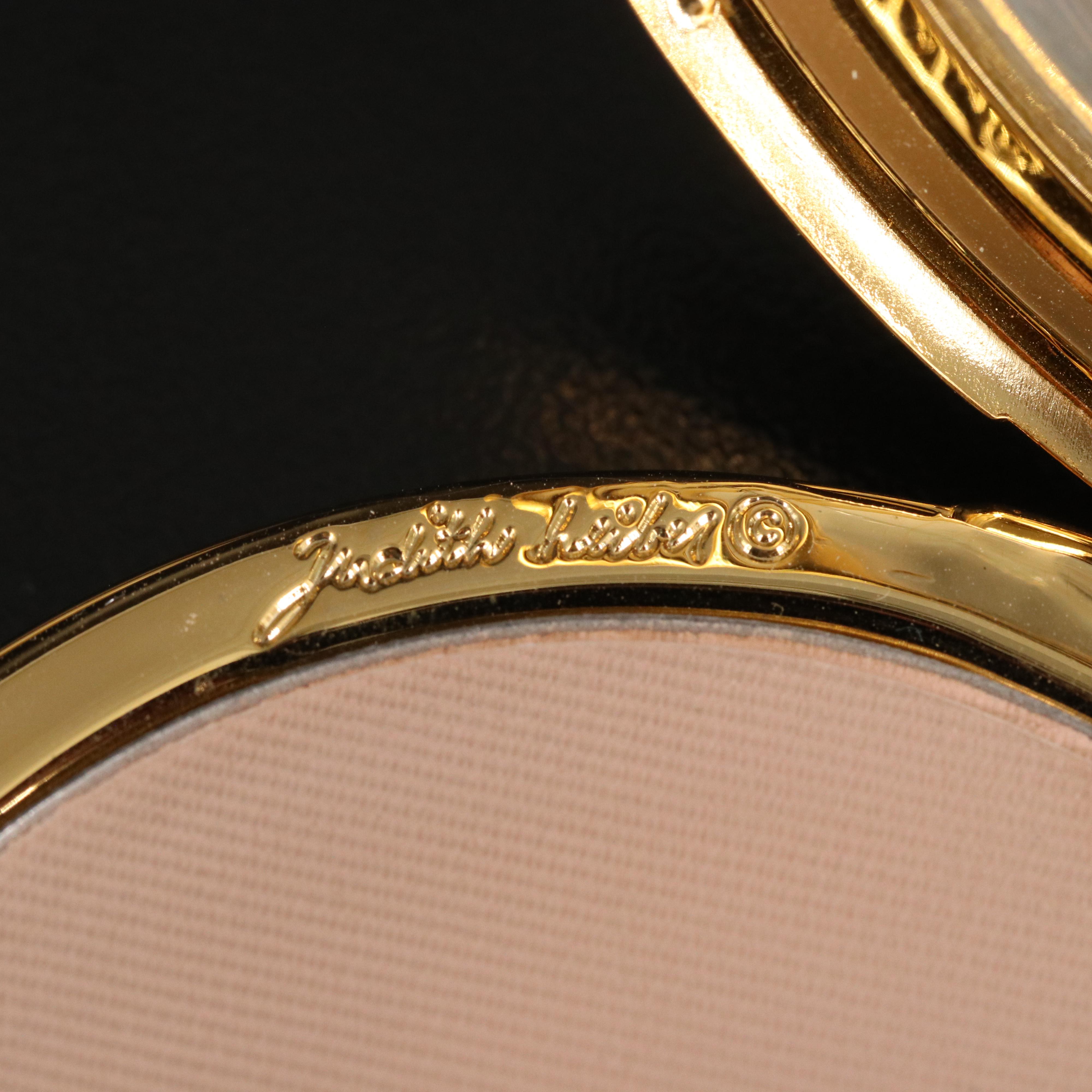 Judith Lieber Rhinestoned Powder Compact