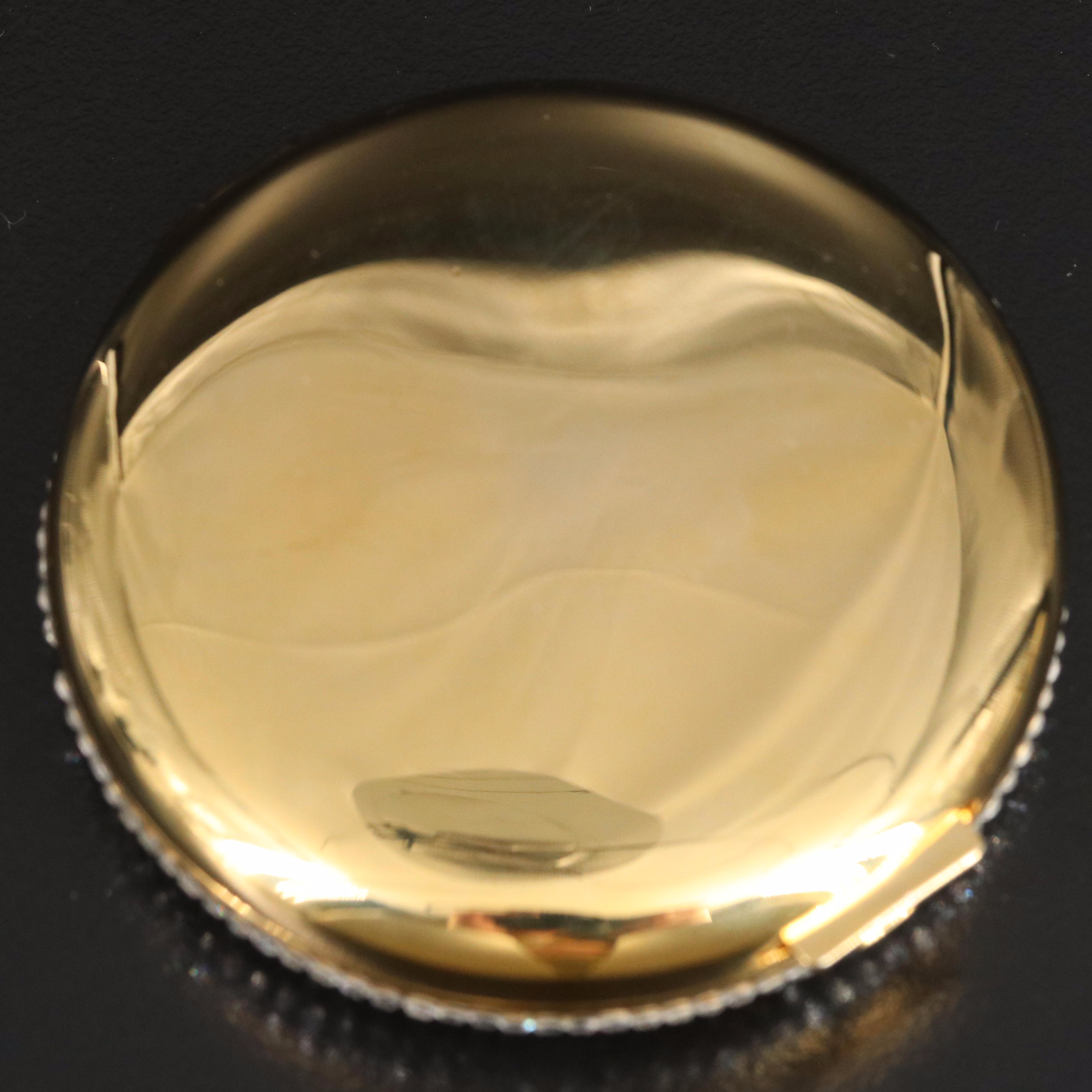 Judith Lieber Rhinestoned Powder Compact