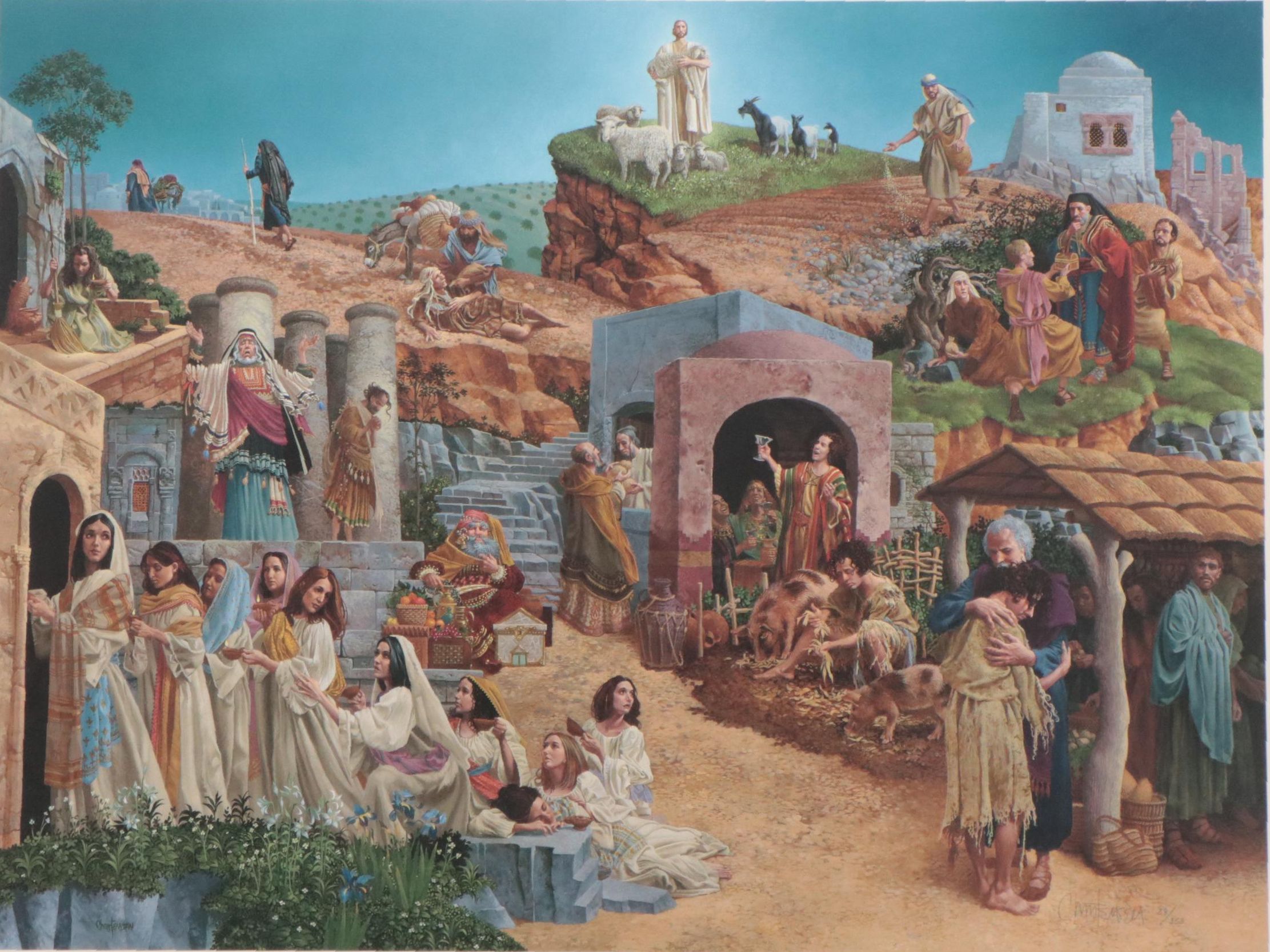 James Christensen Offset Lithograph "Parables," 2002