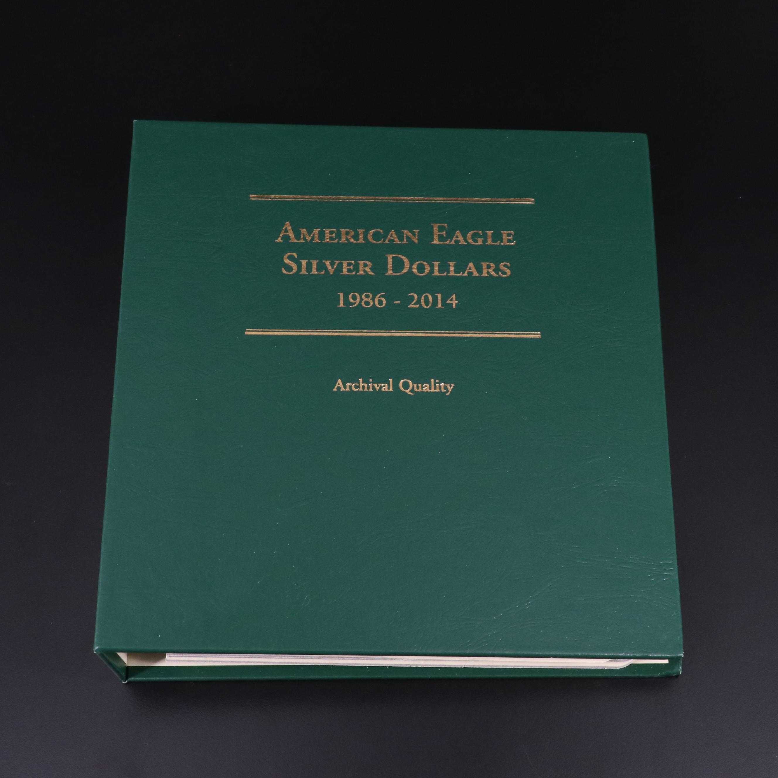 Partial Set of 13 American Silver Eagles Including 7 Proofs