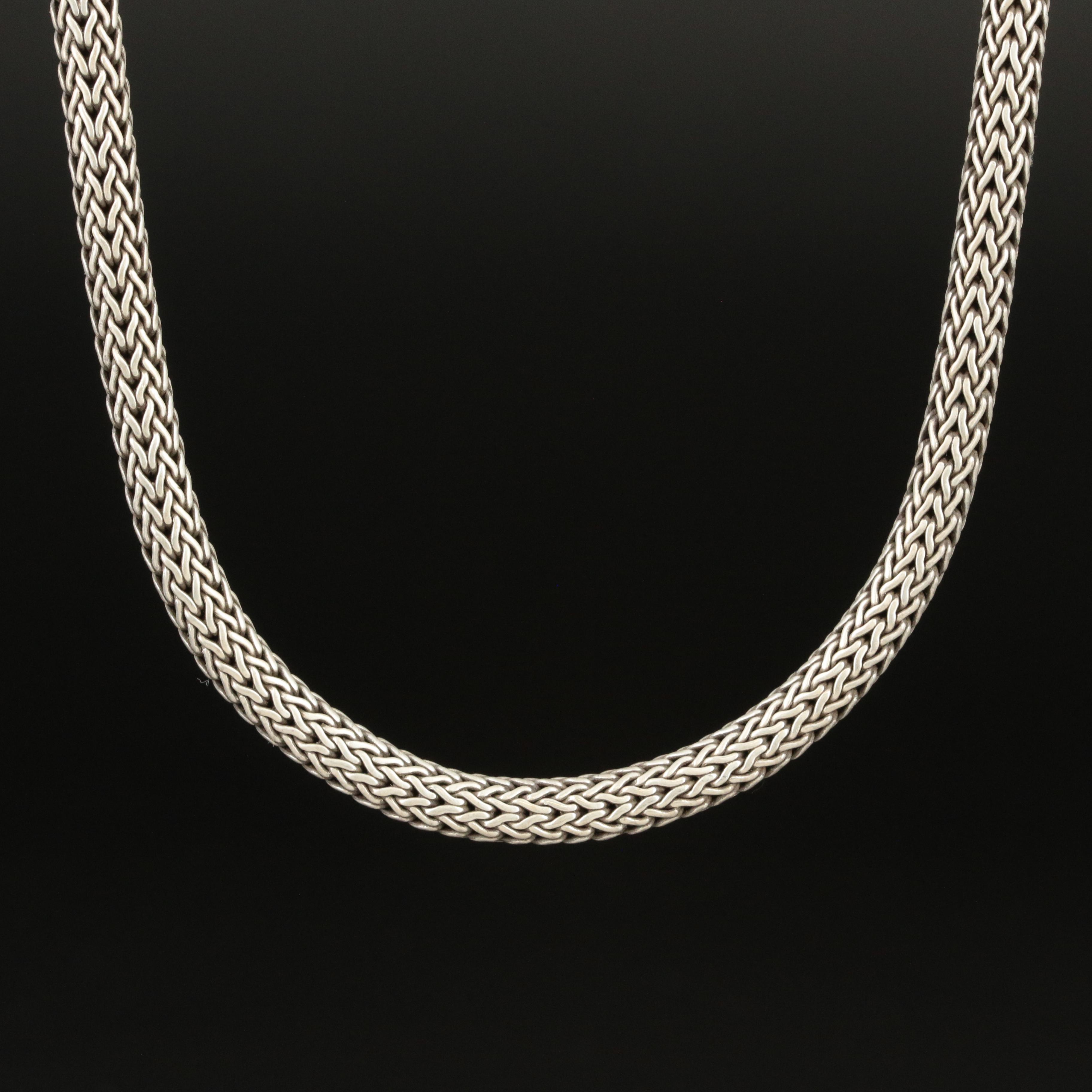 John Hardy "Classic Chain" Wheat Necklace
