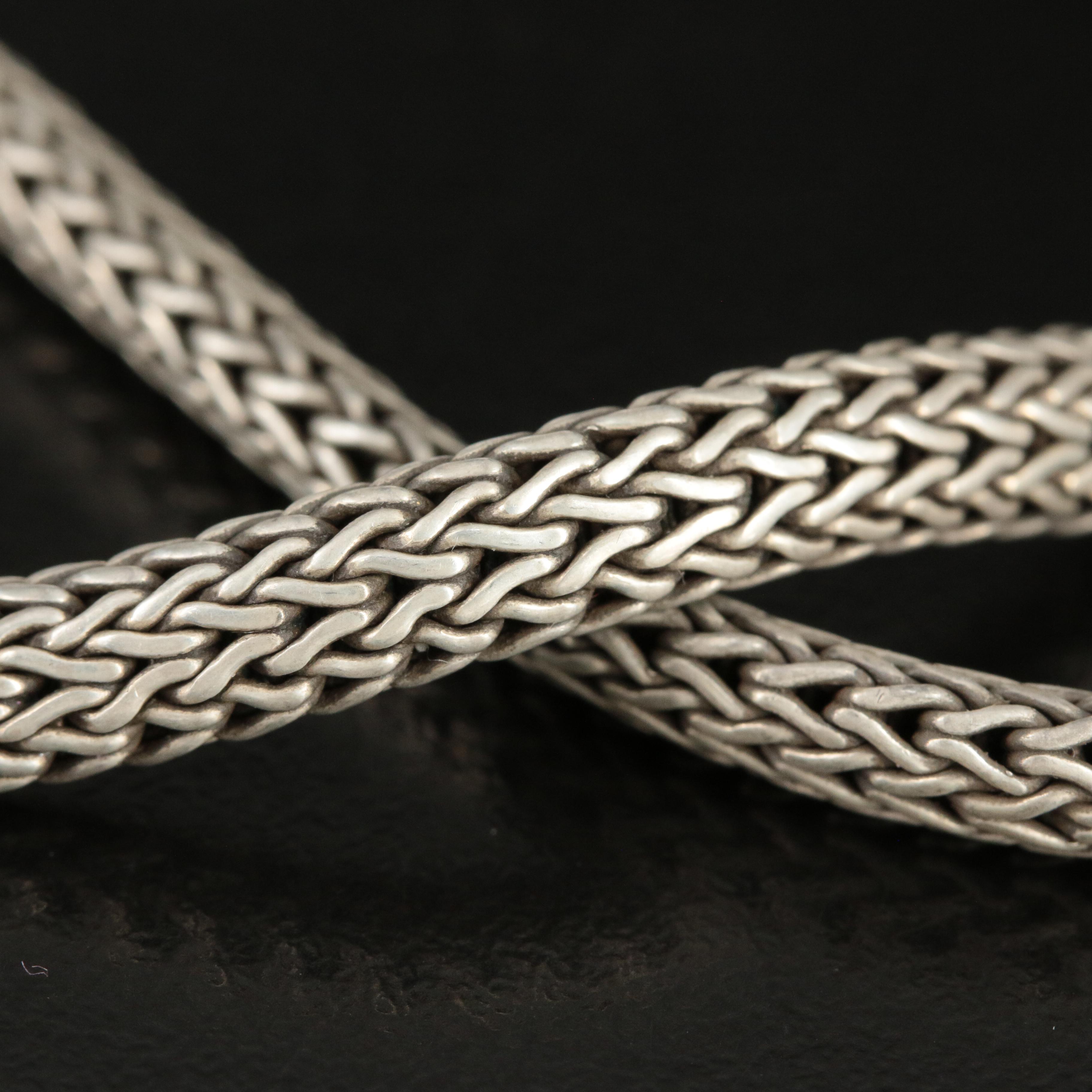 John Hardy "Classic Chain" Wheat Necklace