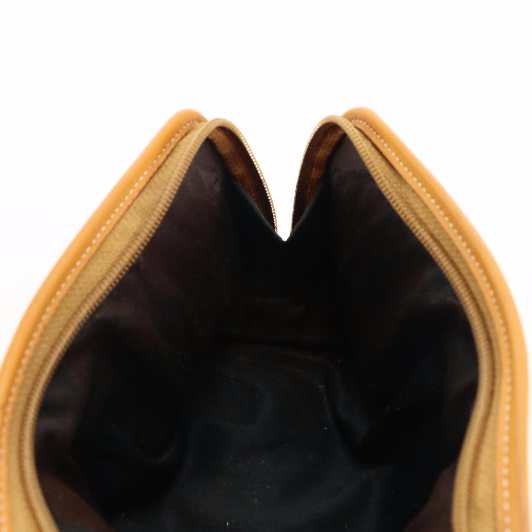 Gucci Cosmetic Zip Pouch in Micro GG Coated Canvas and Leather Trim