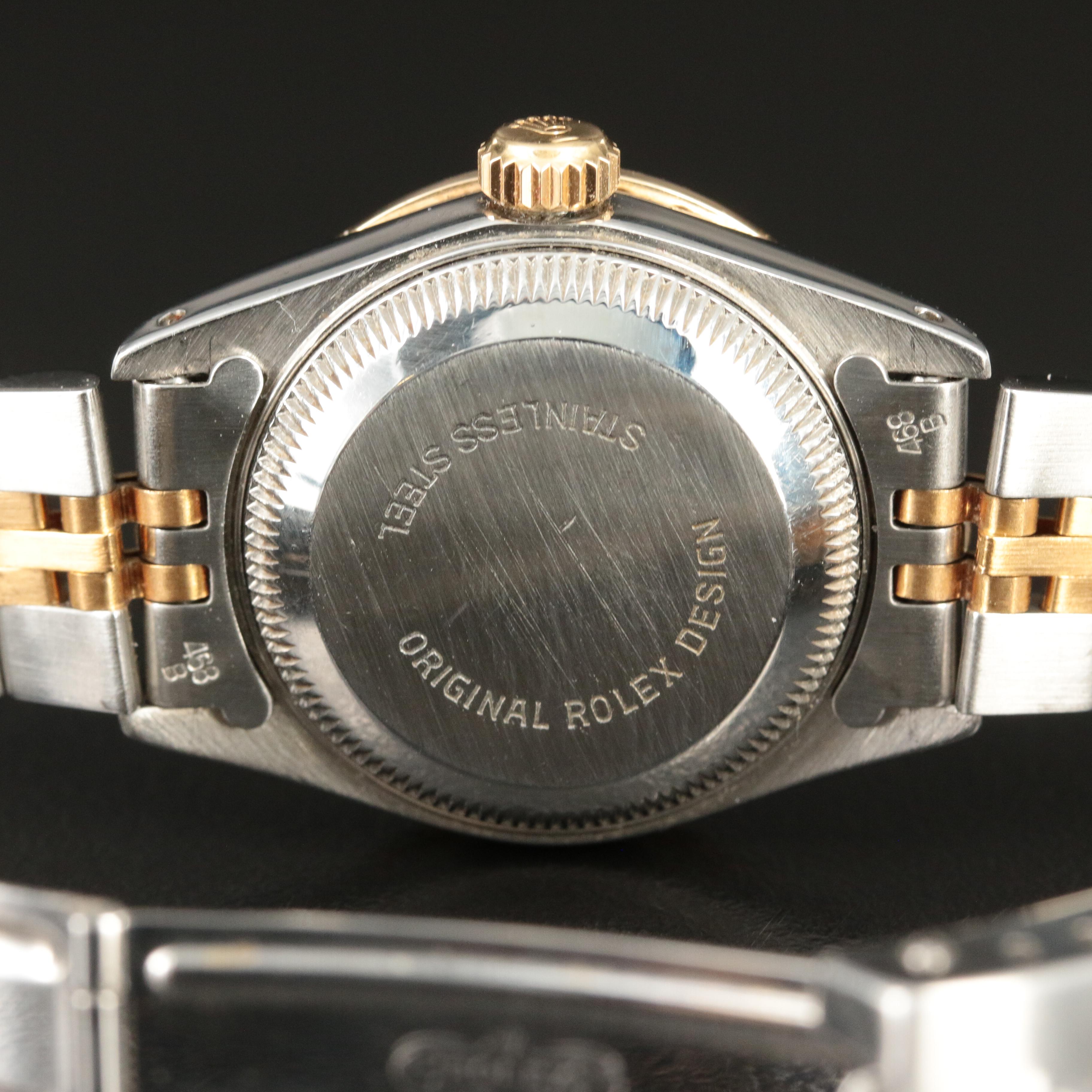 1985 Rolex Custom Mother-of-Pearl Dial, Diamond Bezel Datejust Watch