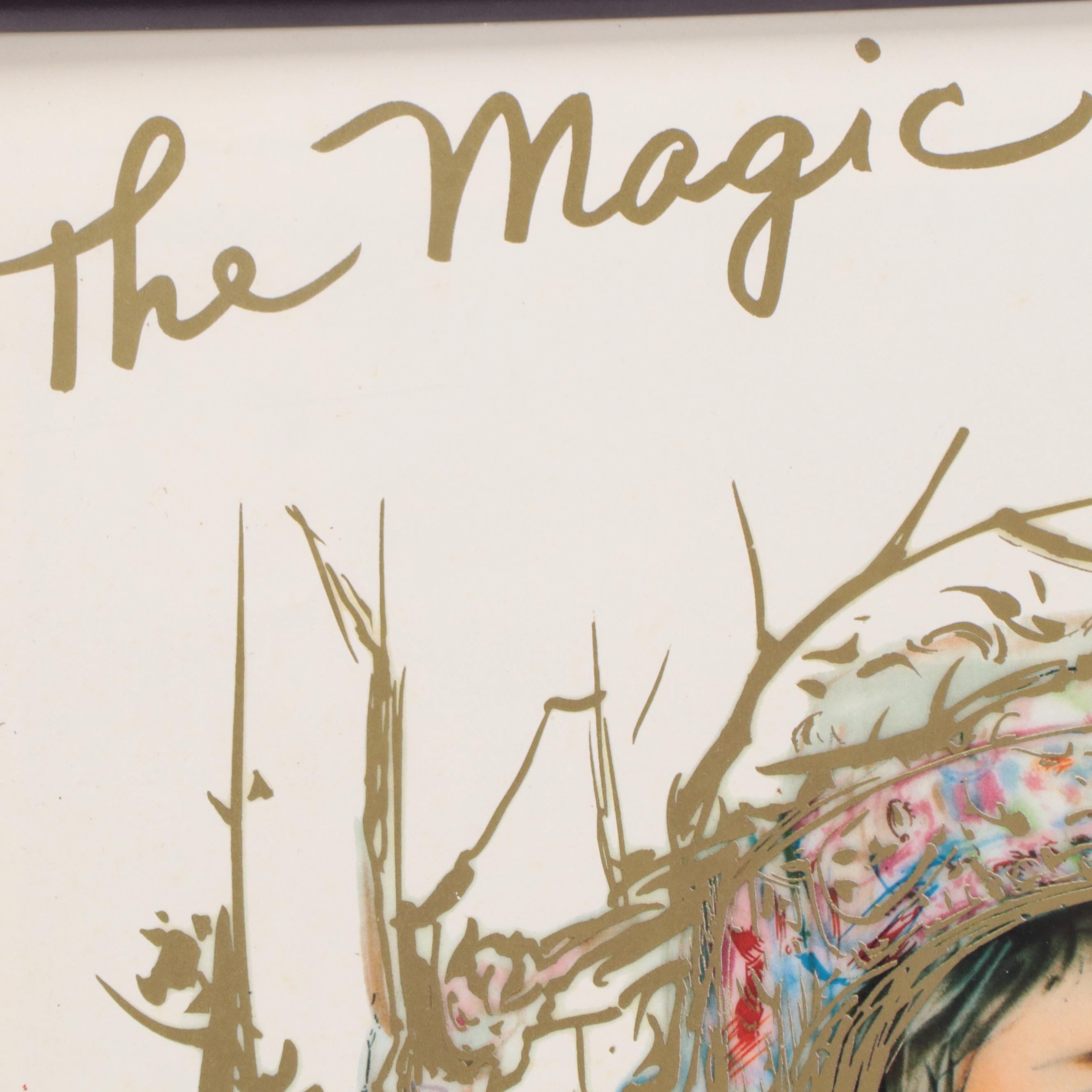 Edna Hibel Offset Lithograph "The Magic of Porcelain" Museum Poster