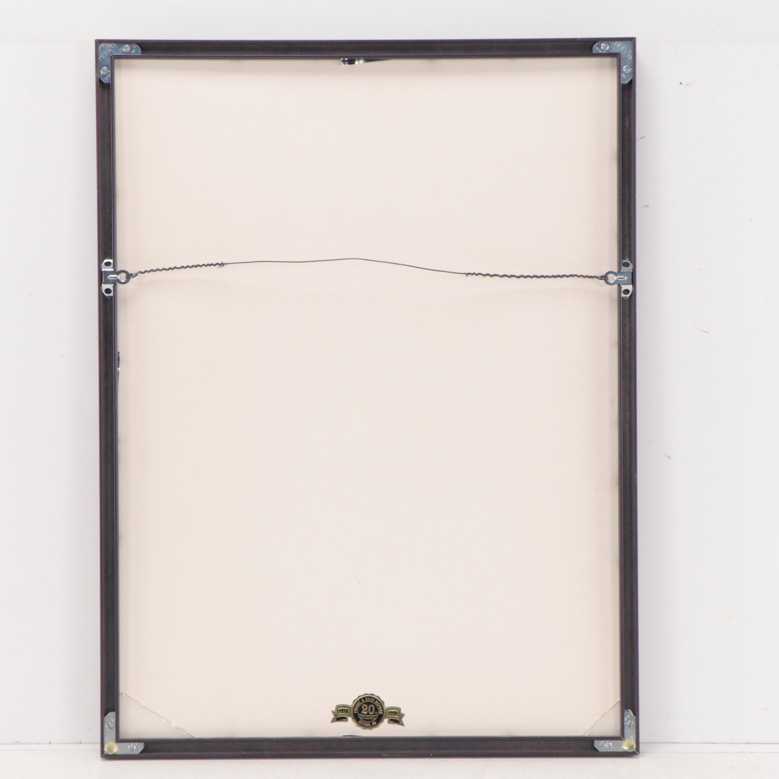 Edna Hibel Offset Lithograph "The Magic of Porcelain" Museum Poster