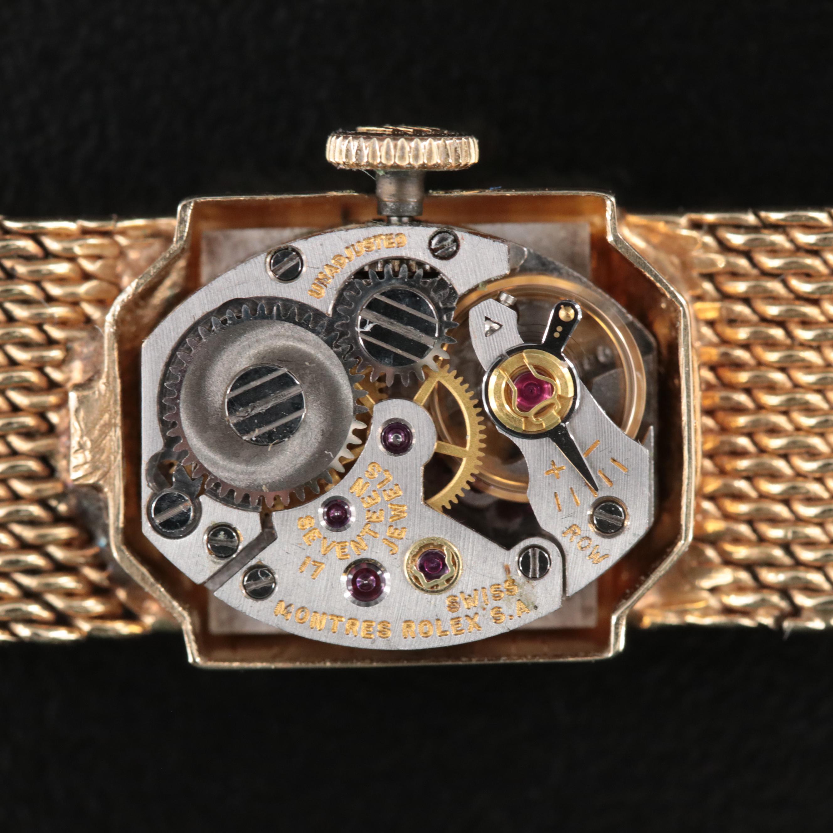 Vintage 14K Rolex Manual Wind Watch