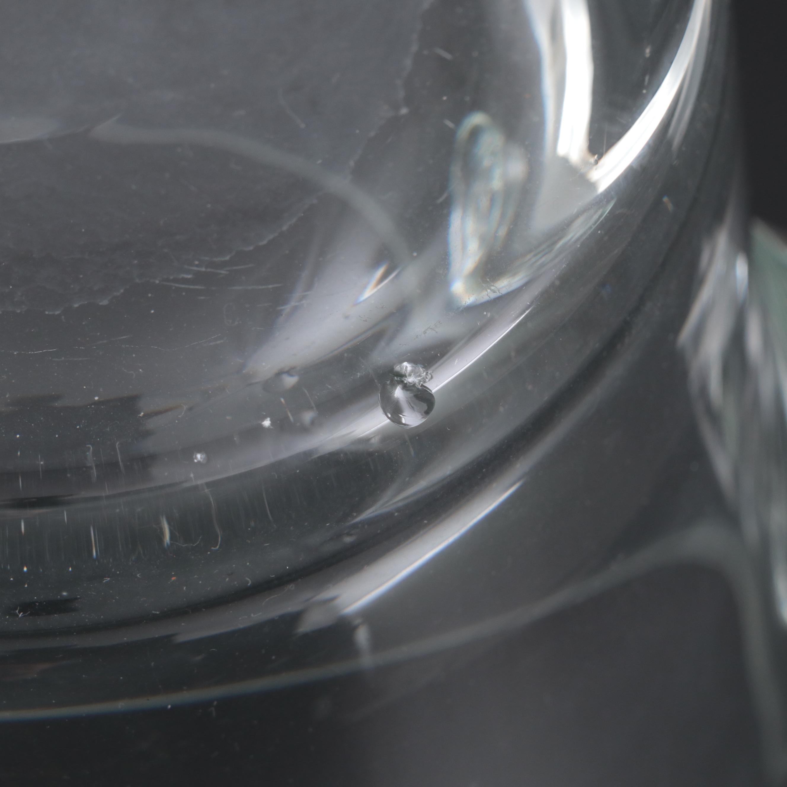 Tiffany & Co. "Scroll Handled" Clear Crystal Ice Bucket