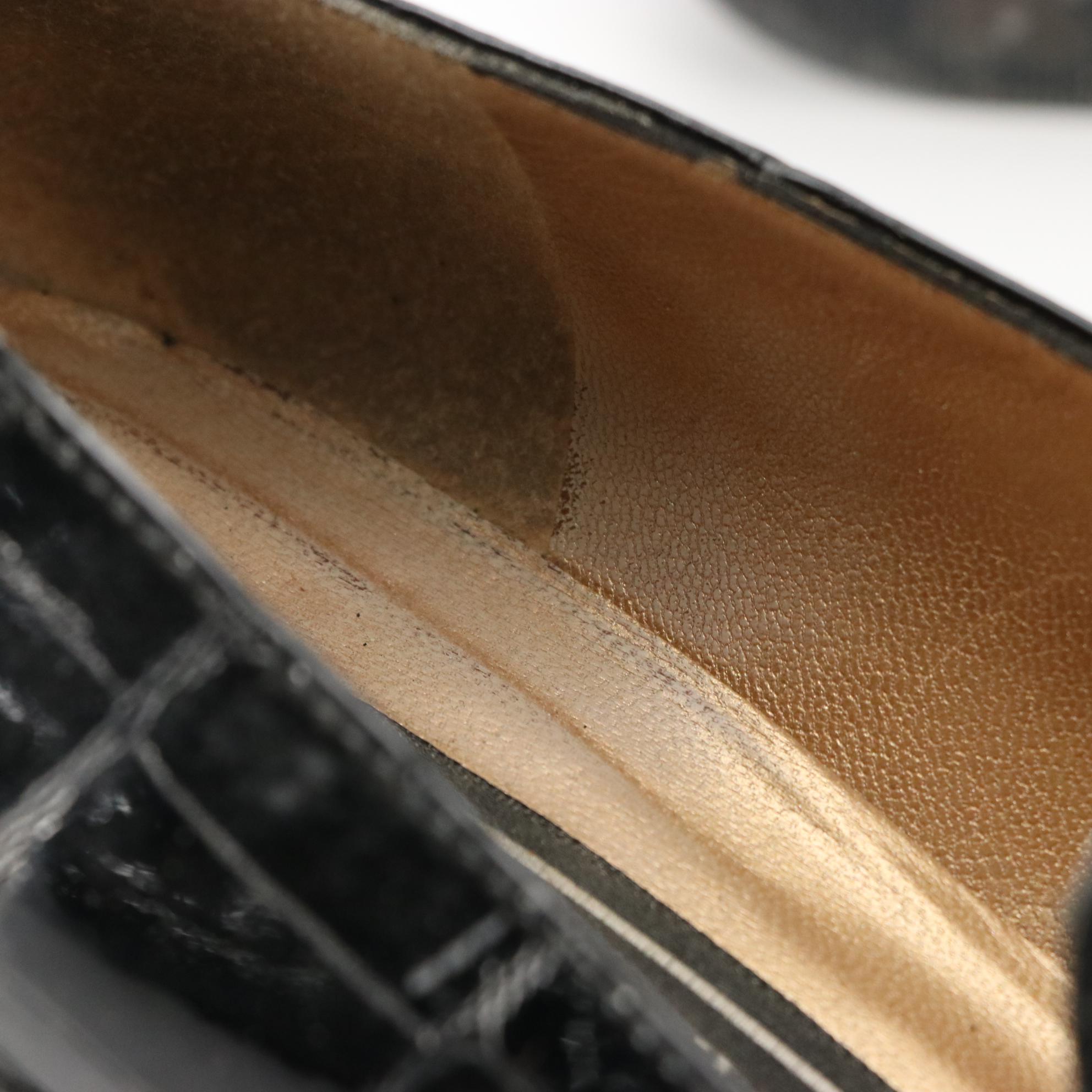 Salvatore Ferragamo Navy Suede Espadrilles & Stuart Weitzman Tassel Loafers