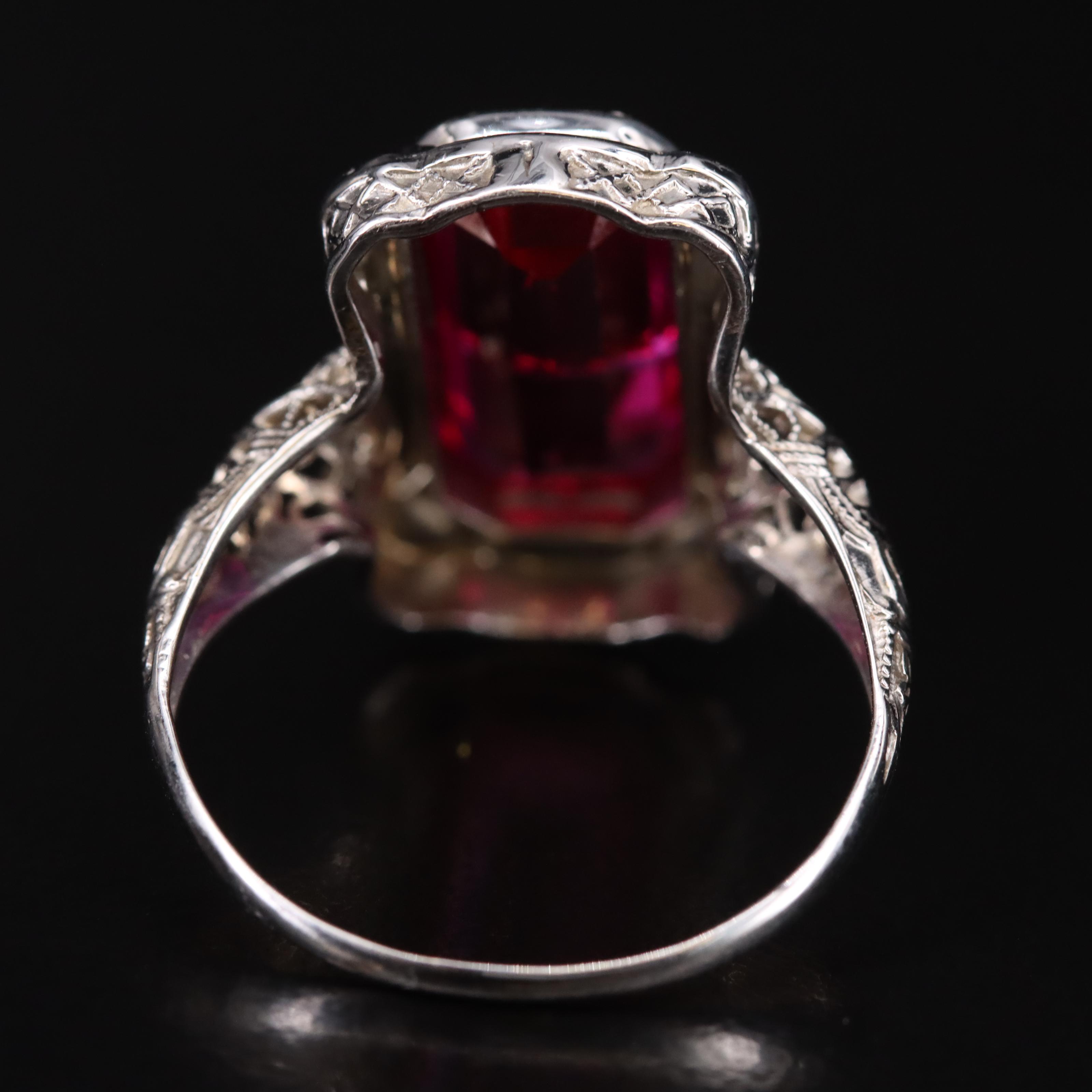 14K Ruby Solitaire Ring