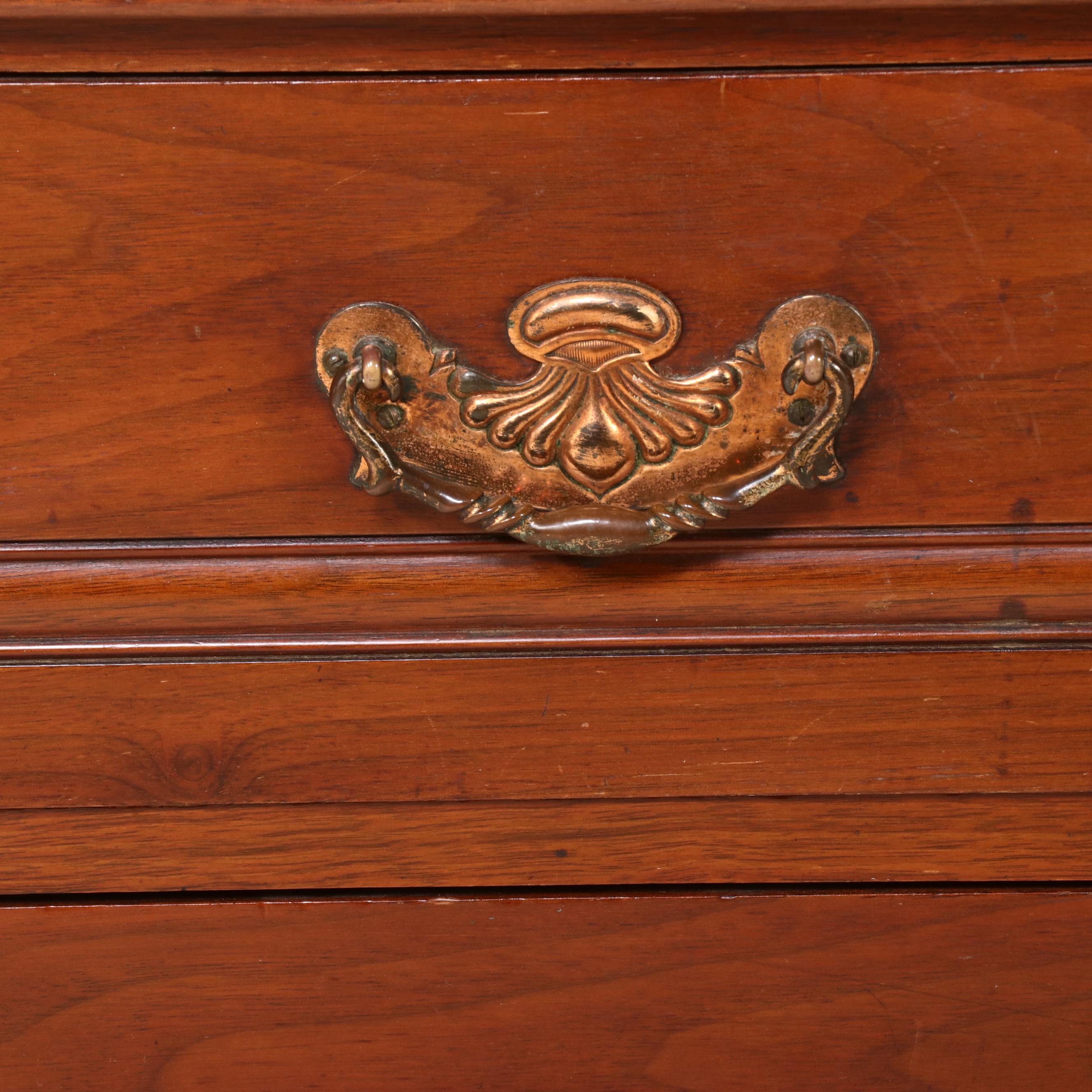 Victorian Style Mahogany Chest of Drawers, 20th Century