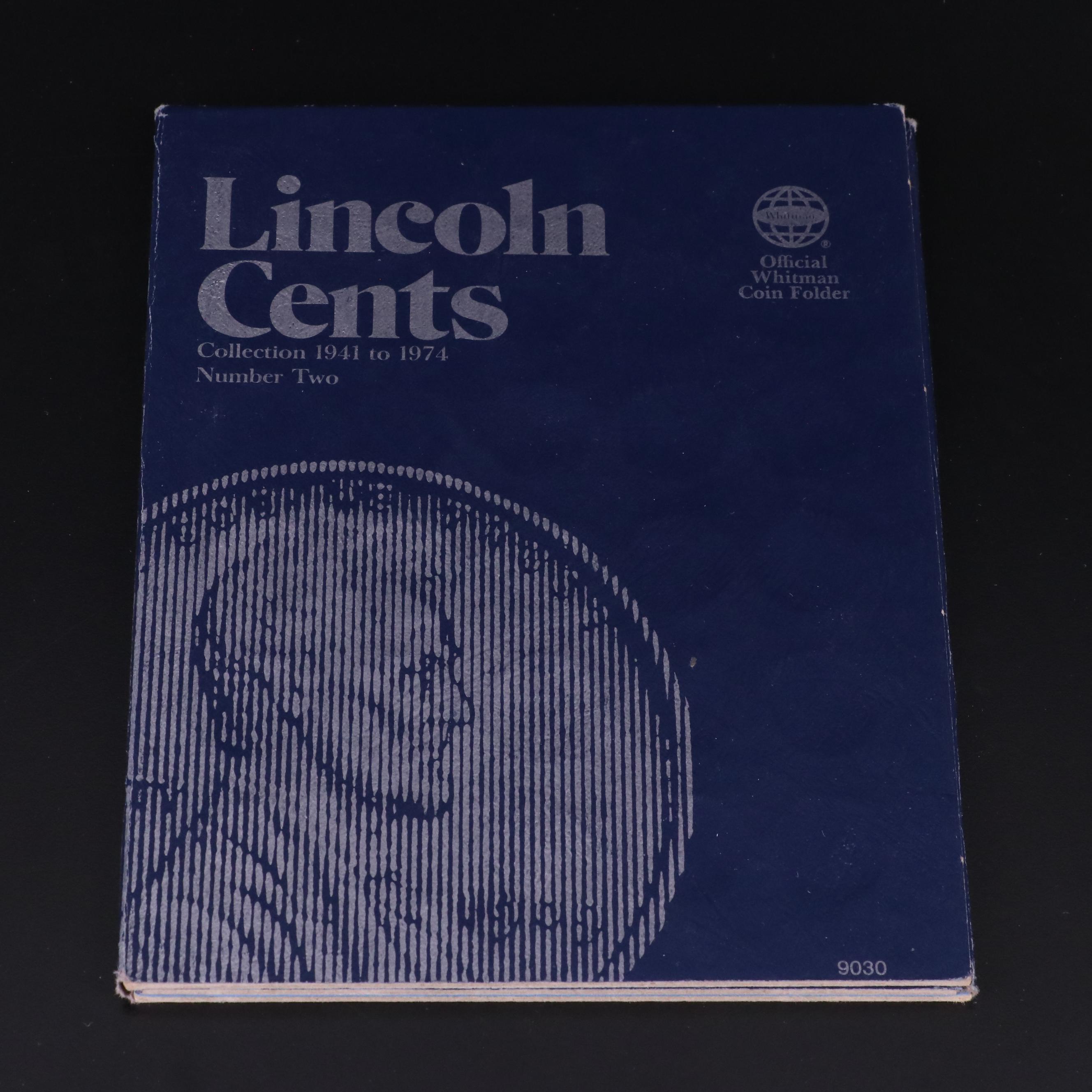 Thirteen Complete Lincoln Cent Sets 1941-1974, Each Set With 105 Coins